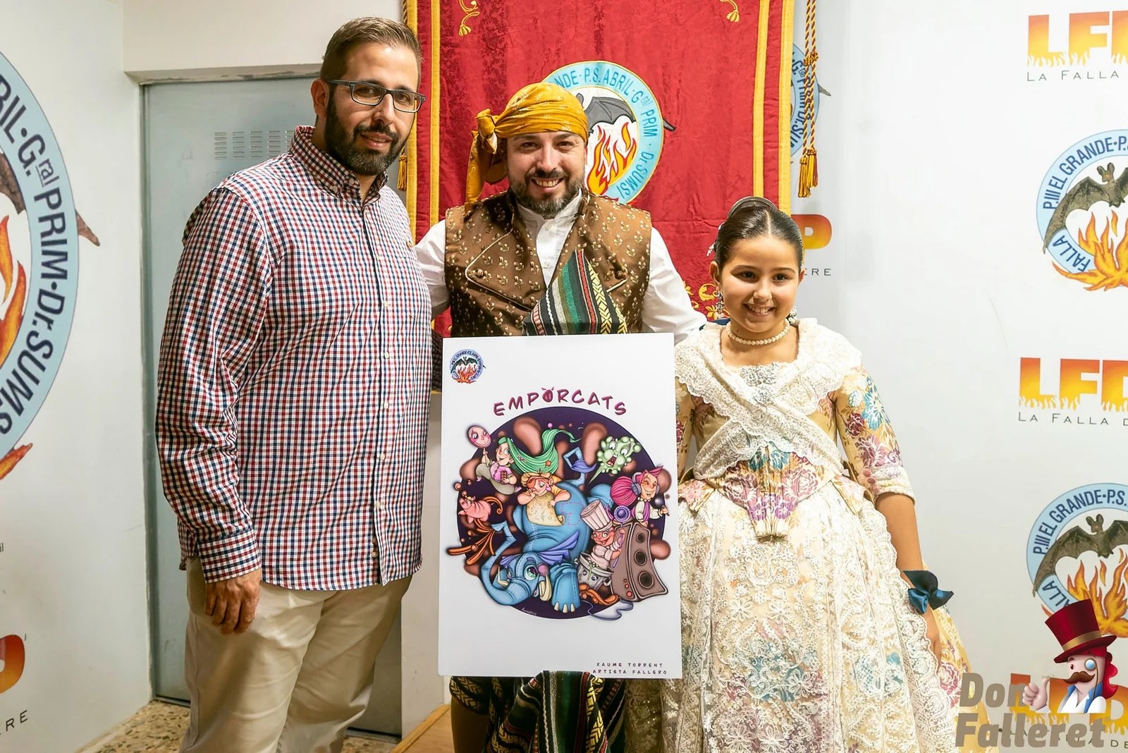 Joserra Lisarde y Xaume Torrent se estrenan en la Falla de Pere #Fallas2023 9 FallaDePere 31