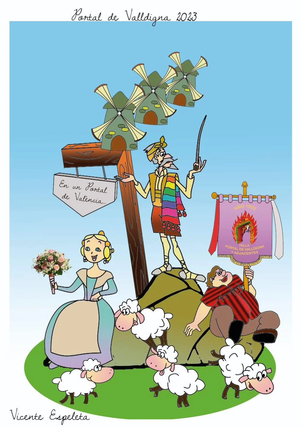 La Falla Portal de Valldigna presenta sus Fallas del Centenario 13 falla grande falla portal de valldigna 2023