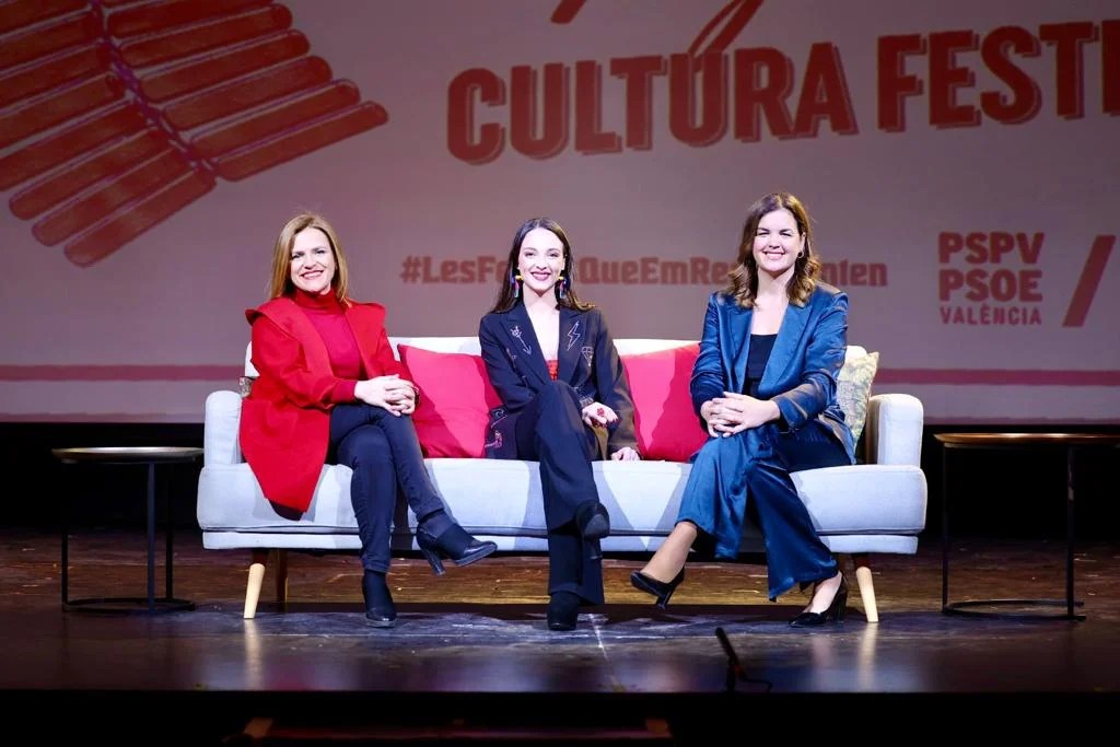 Nuria Llopis encabezará el área de Cultura Festiva del PSPV para las próximas elecciones municipales por Valencia 2 0123 Sandra Gomez Nuria LlopisCultura Festiva