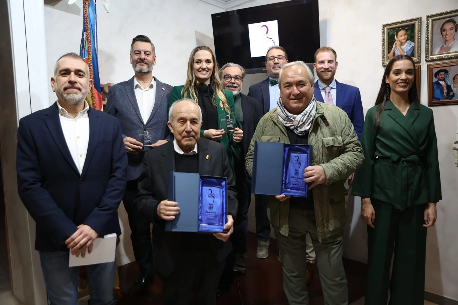 Marcos Soriano i Fermi Pardo guardonats als Premis Manolo Latorre 2023 que atorga la Falla Borrull Socors