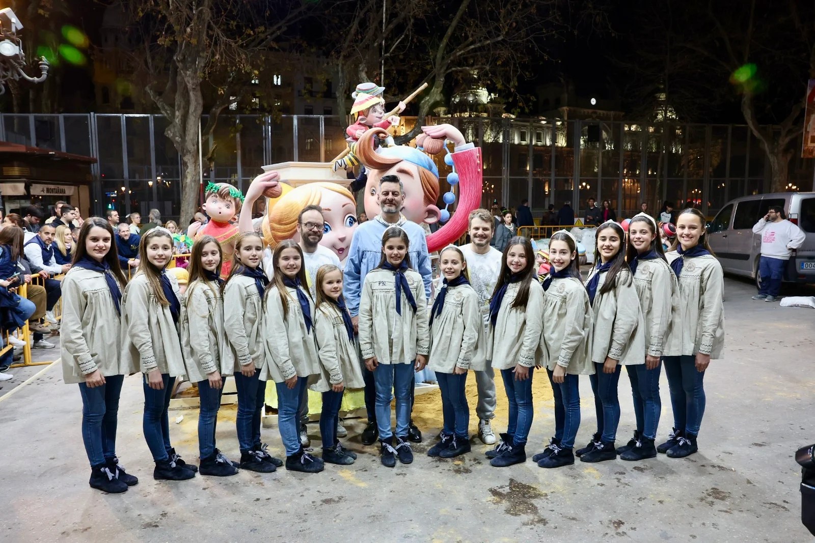 Plantà de la Falla Municipal Infantil de València 2023