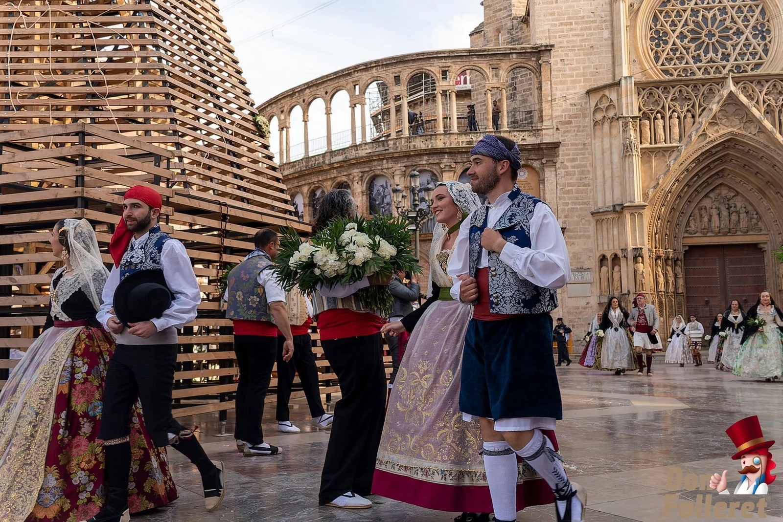 Ofrenda de Flores a la Virgen de los Desamparados - 17 de marzo - Comisiones Falleras 26 Ofrenda 17 19