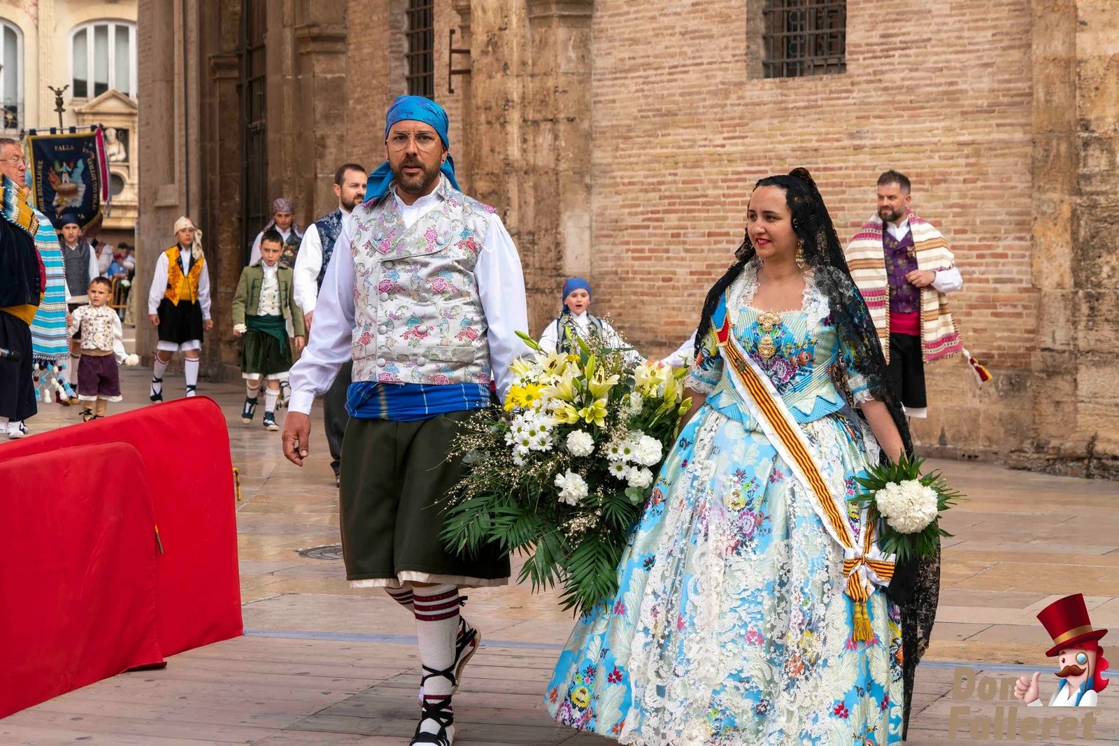 Ofrenda de Flores a la Virgen de los Desamparados - 17 de marzo - Comisiones Falleras 205 Ofrenda 17 198