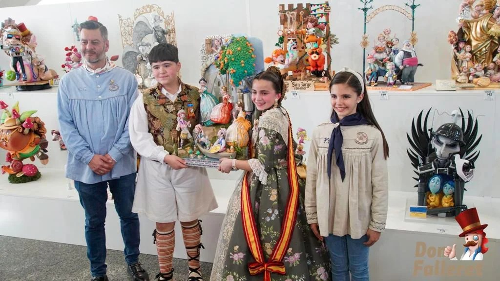 La Falla Almirante Cadarso- Conde Altea consigue su octavo Ninot Indultado Infantil