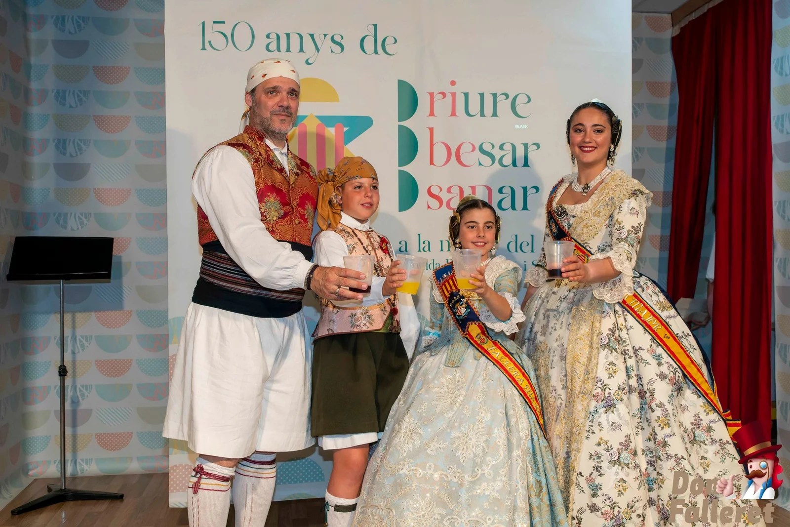 La Falla Ripalda-Beneficencia-San Ramón presenta el logotipo de su 150 aniversario 4 150A Logo Ribesan 13