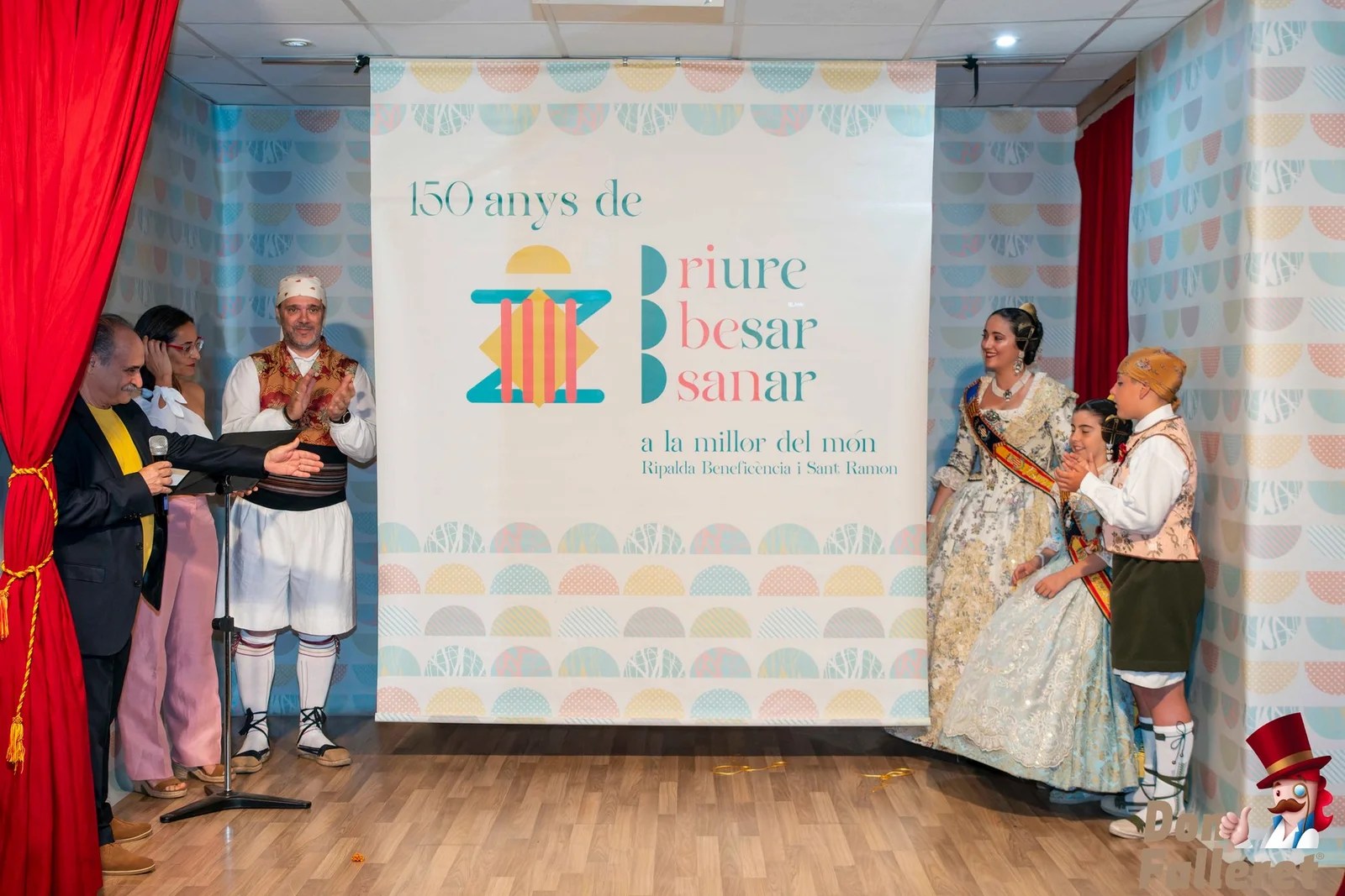 La Falla Ripalda-Beneficencia-San Ramón presenta el logotipo de su 150 aniversario 5 150A Logo Ribesan 5