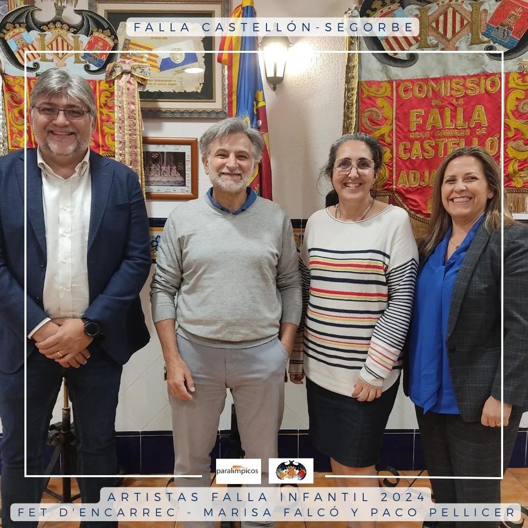 Los Juegos Paralímpicos serán el tema central de las Fallas 2024 de la comisión fallera Castellón-Segorbe 2 347417051 2480220718810849 1646112550374796740 n