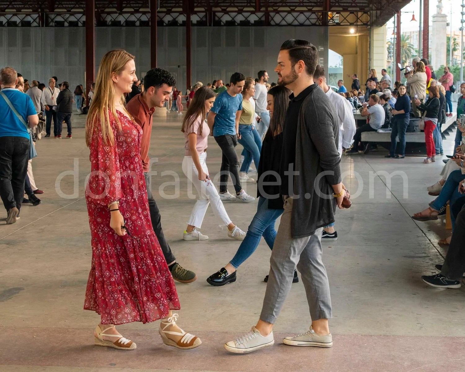 El ensayo general de la Dansà de las Fallas a la Virgen de los Desamparados en imágenes 5 Ensayo Dansa Virgen34