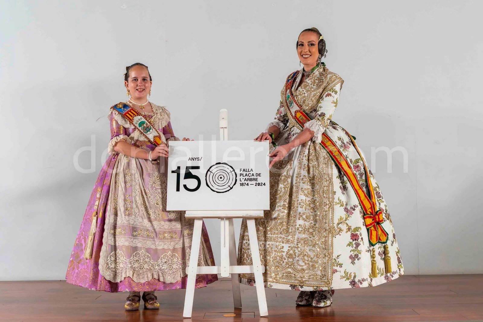 Este será el logotipo conmemorativo del 150 aniversario de la Falla Plaza del Árbol