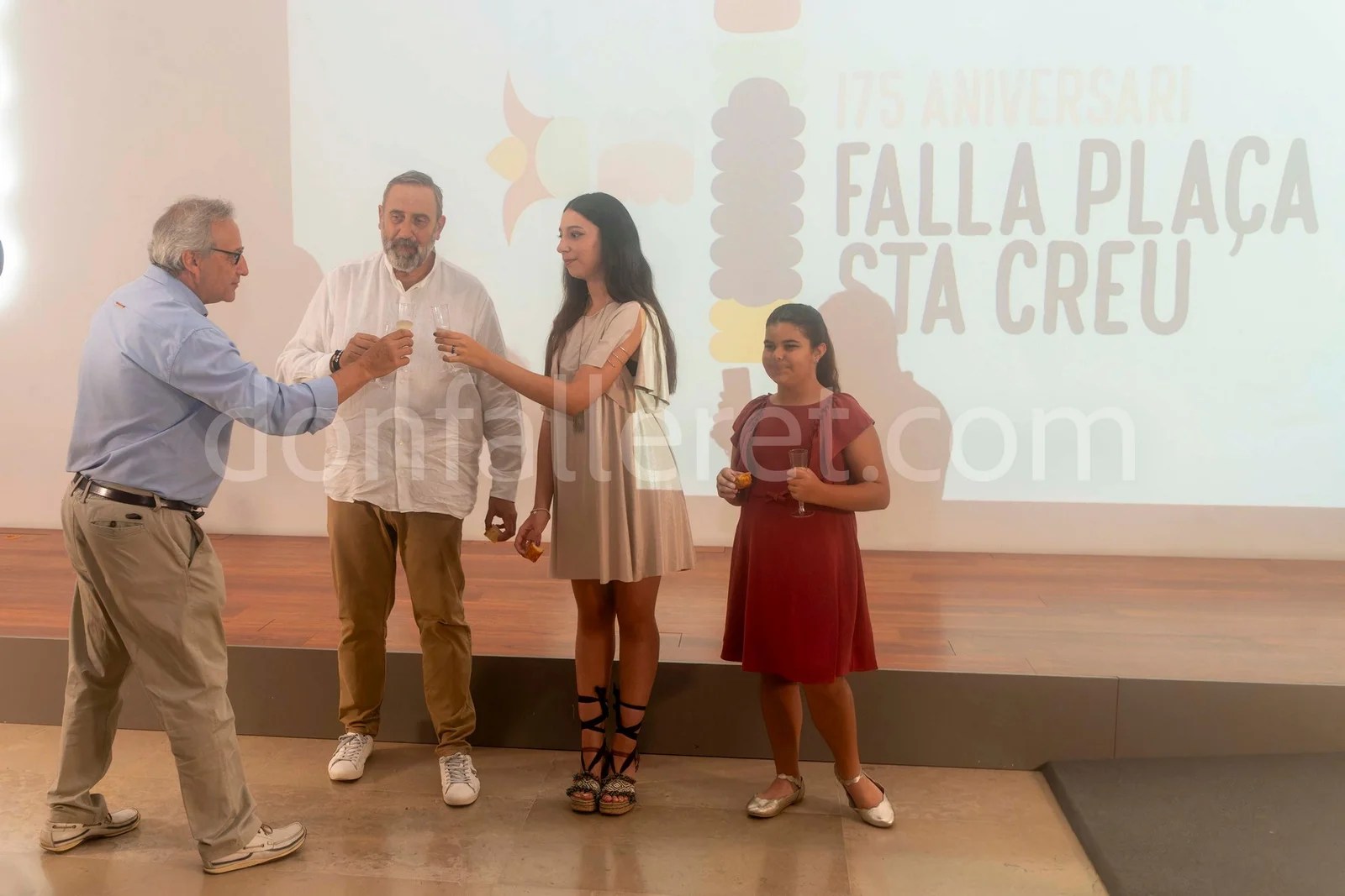 Comienzan las celebraciones por el 175 aniversario de la Falla Plaza Santa Cruz 11 175A StCruz Logo 15