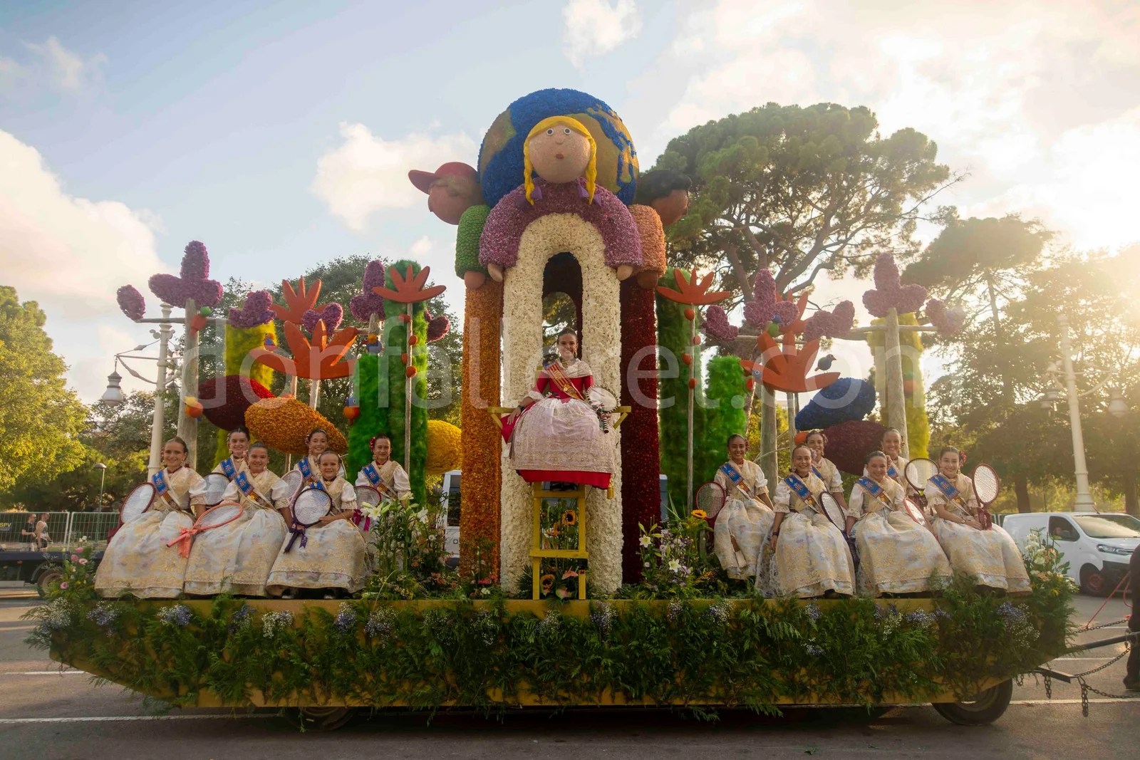 La Batalla de Flores pone el punto final a la Gran Fira de Valencia 1 Batalla Flors 55