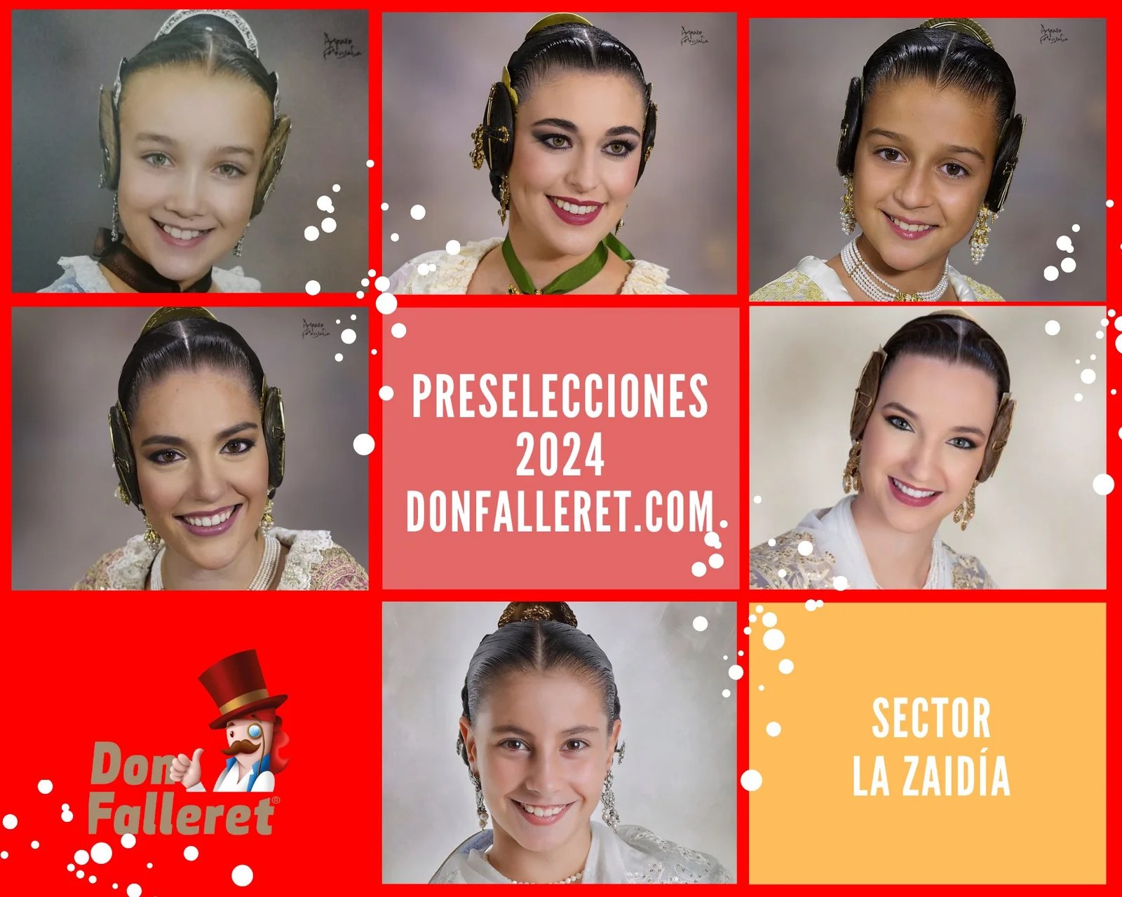 Ellas son las preseleccionadas del Sector La Zaidía #Preselecciones24