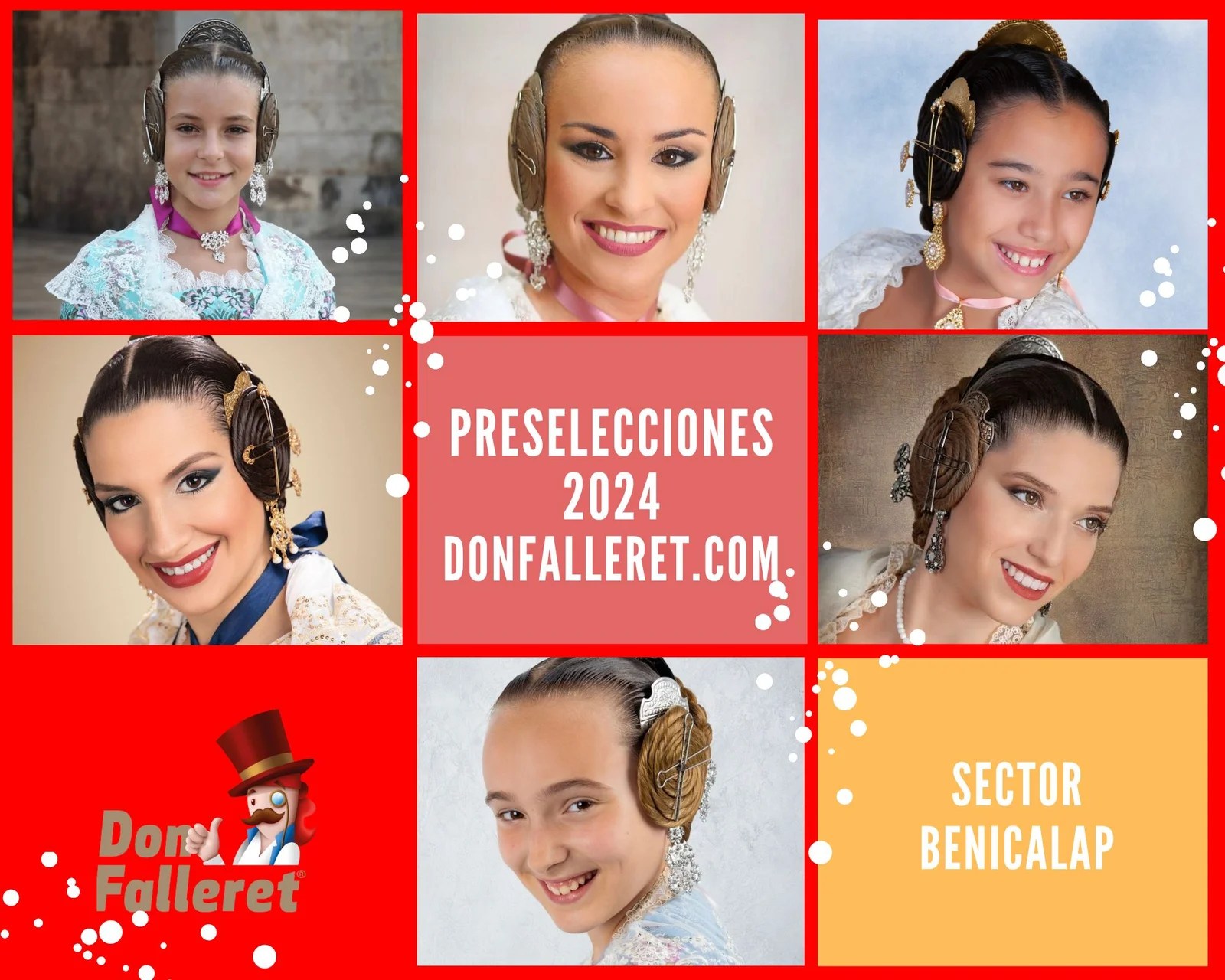 Ellas son las preseleccionadas del Sector Benicalap #Preselecciones24