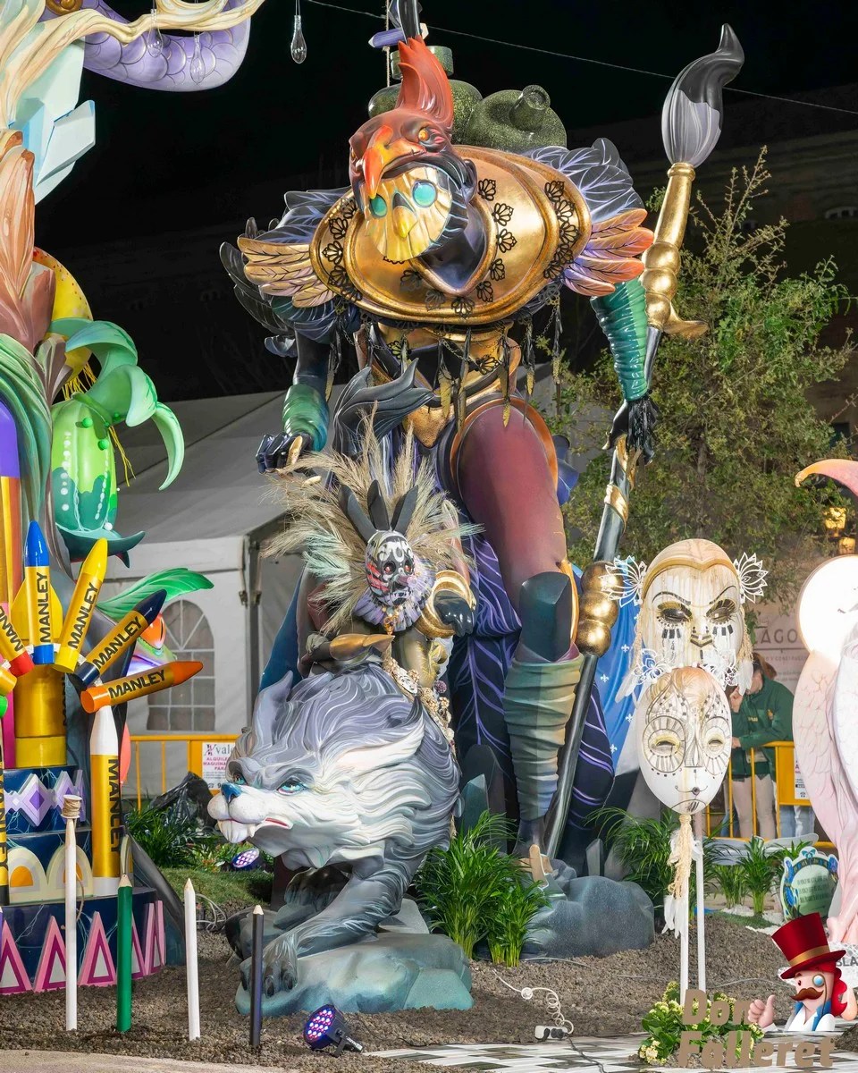 La Falla ganadora del 1º Premio de Sección Especial de las Fallas de Valencia 2023 en imágenes 14