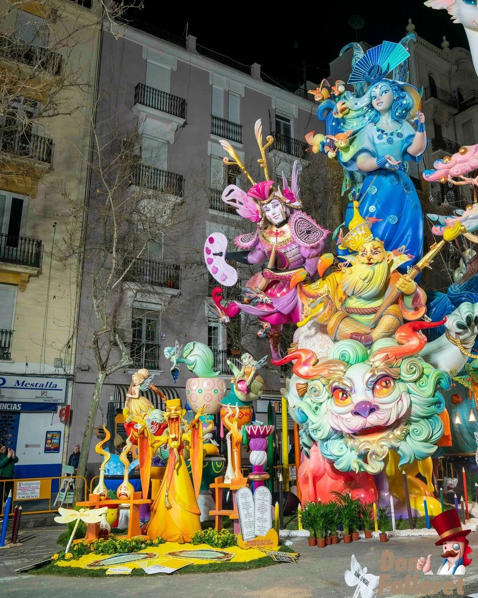 La Falla ganadora del 1º Premio de Sección Especial de las Fallas de Valencia 2023 en imágenes 3