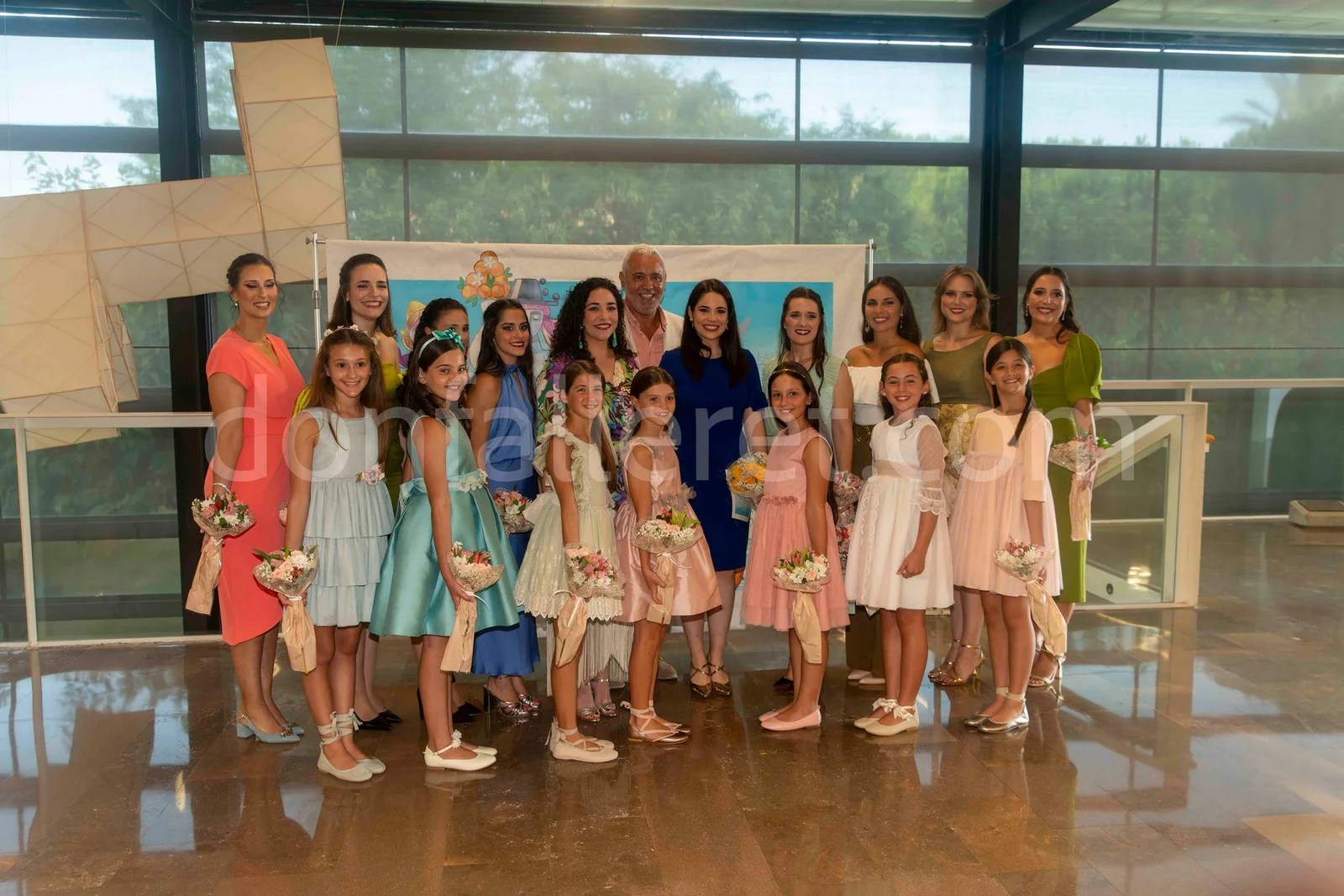 Homenaje a las preseleccionadas de la Federación Agrupación Fallas del Marítimo