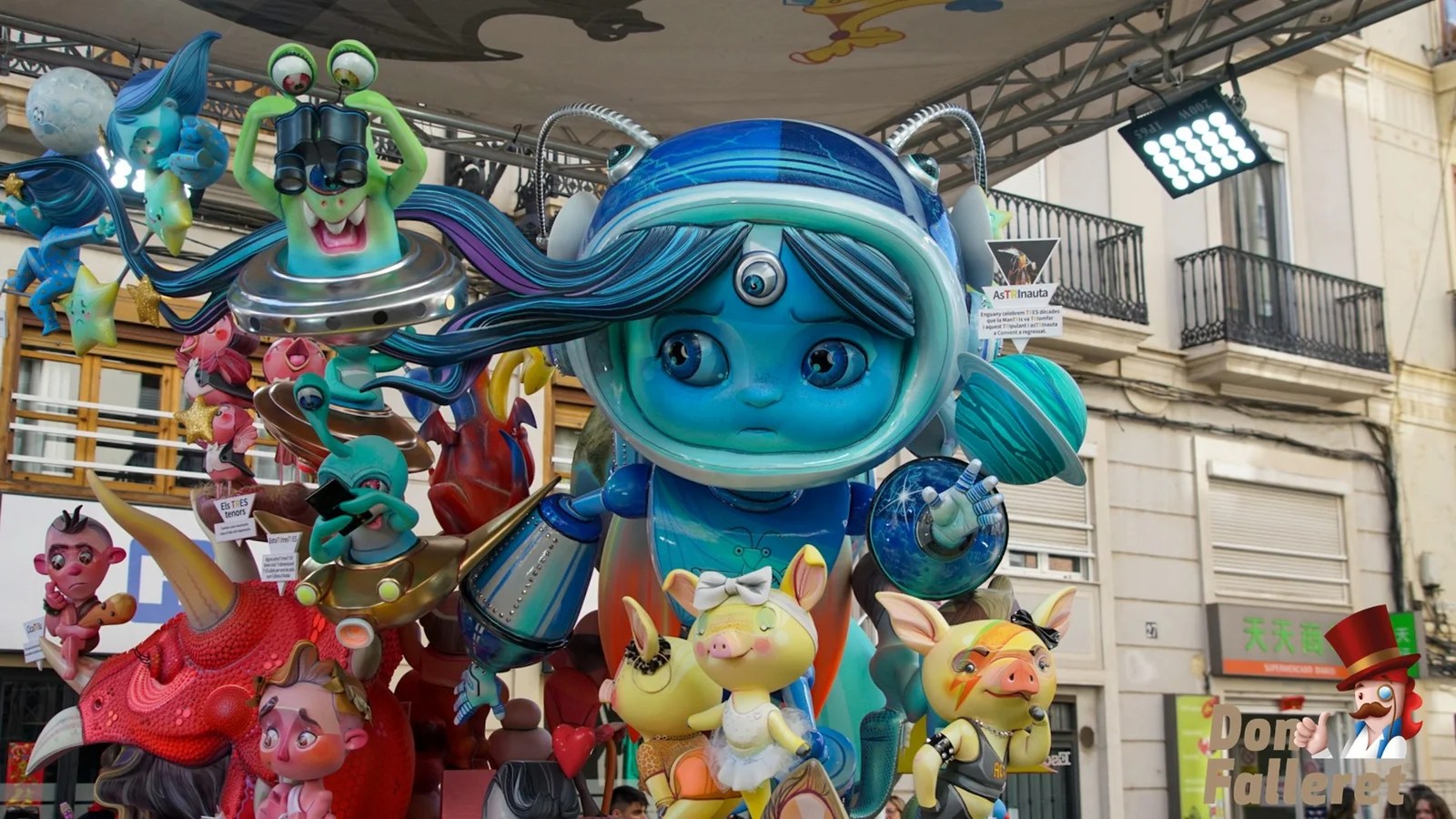 La Falla Infantil ganadora del 1º Premio de Sección Especial de las Fallas de Valencia 2023 en imágenes 3 Infantil Convento 3