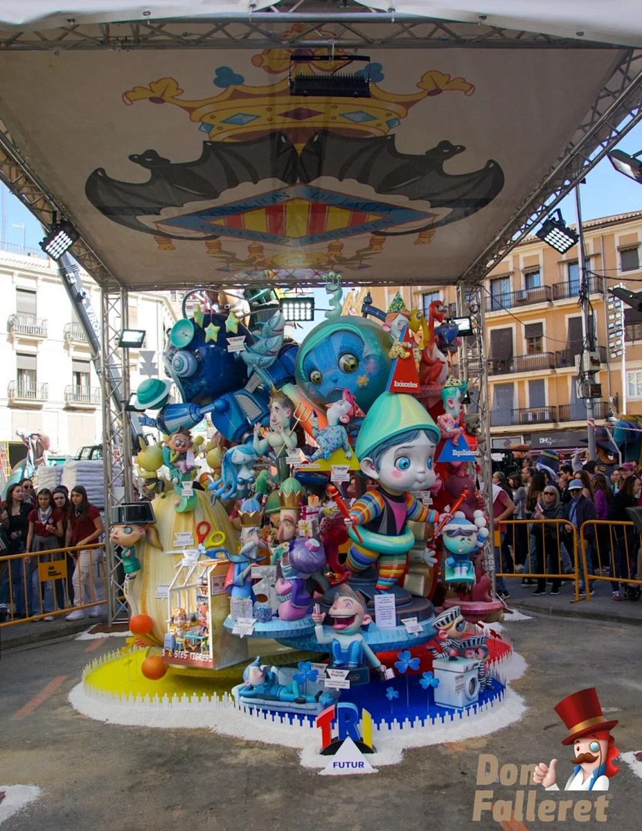La Falla Infantil ganadora del 1º Premio de Sección Especial de las Fallas de Valencia 2023 en imágenes 5 Infantil Convento 5