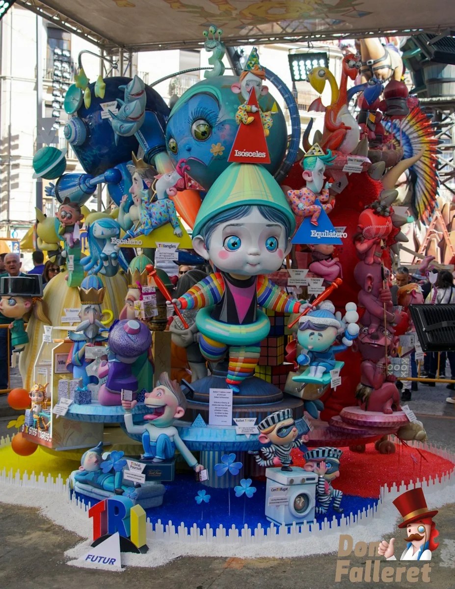 La Falla Infantil ganadora del 1º Premio de Sección Especial de las Fallas de Valencia 2023 en imágenes 7 Infantil Convento 7