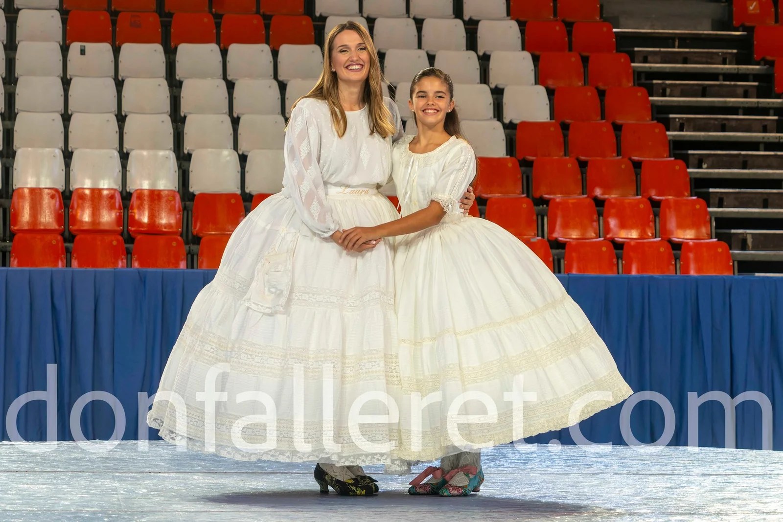 El ensayo del Adiós de las Falleras Mayores de Valencia 2023 y sus Cortes de Honor