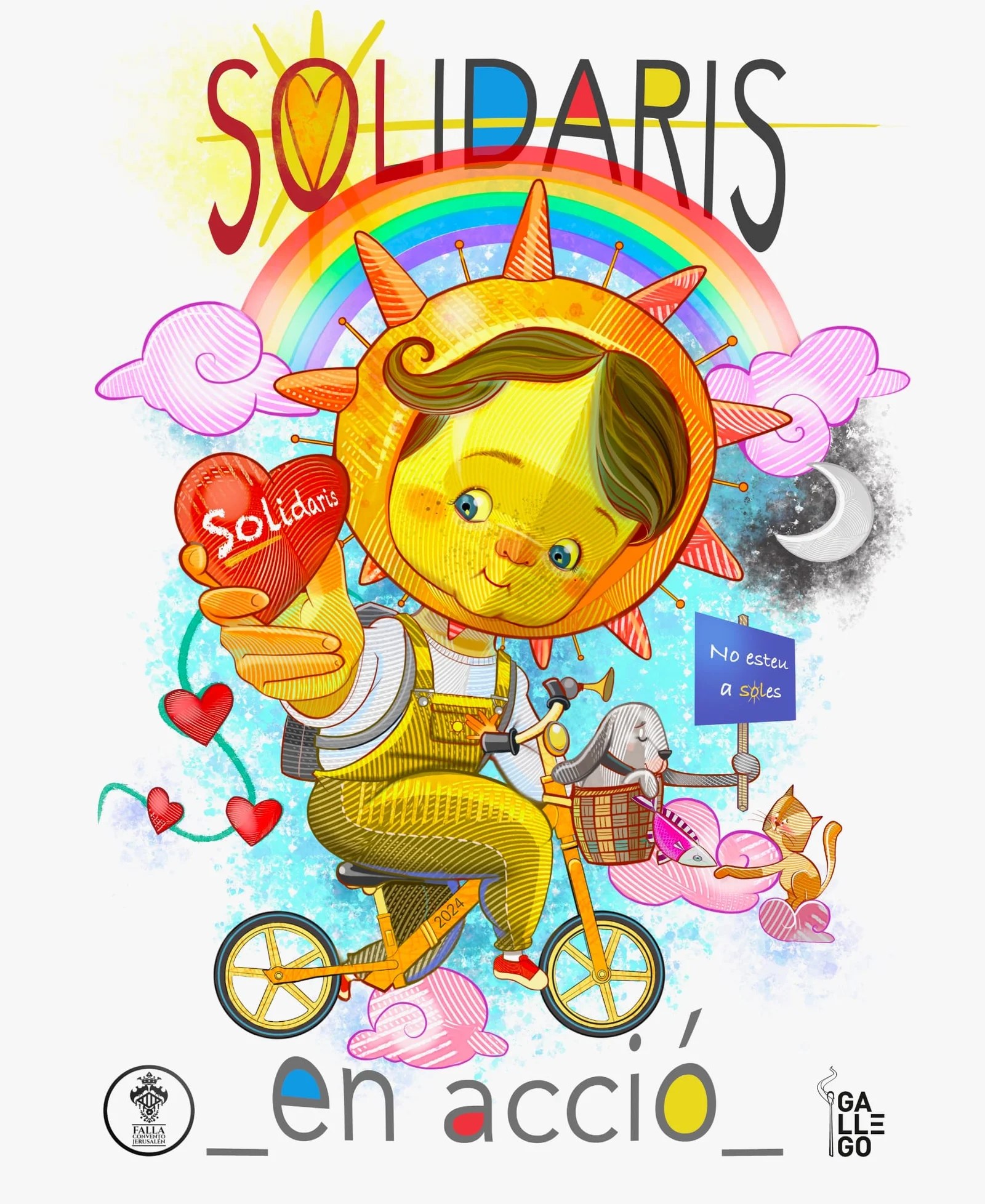 Estos son los Bocetos de la Federación de Fallas de Especial para las Fallas de Valencia 2024 4 Boceto Falla infantil Convento 2024