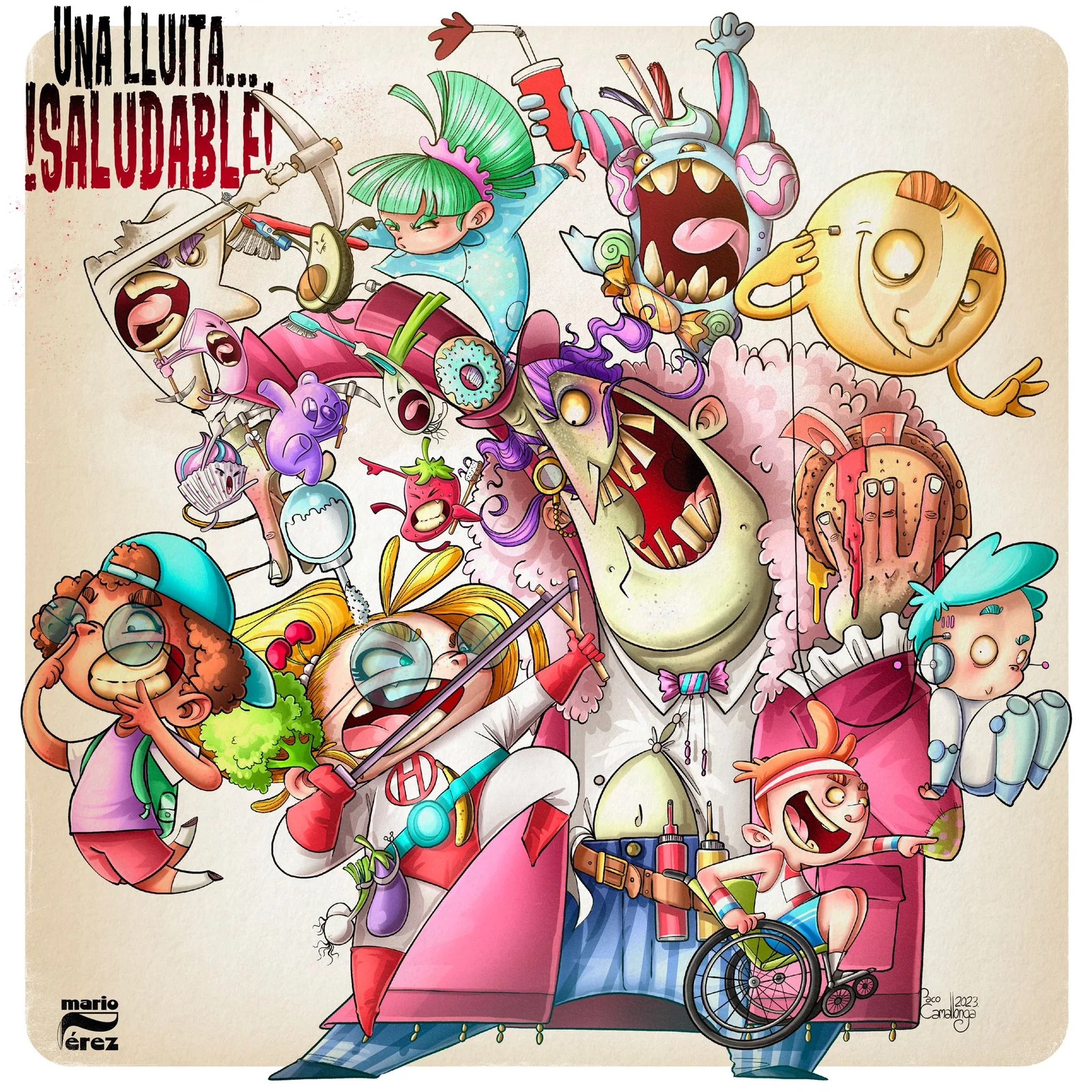 Estos son los Bocetos de la Federación de Fallas de Especial para las Fallas de Valencia 2024 16 Boceto Falla infantil Regne 2024