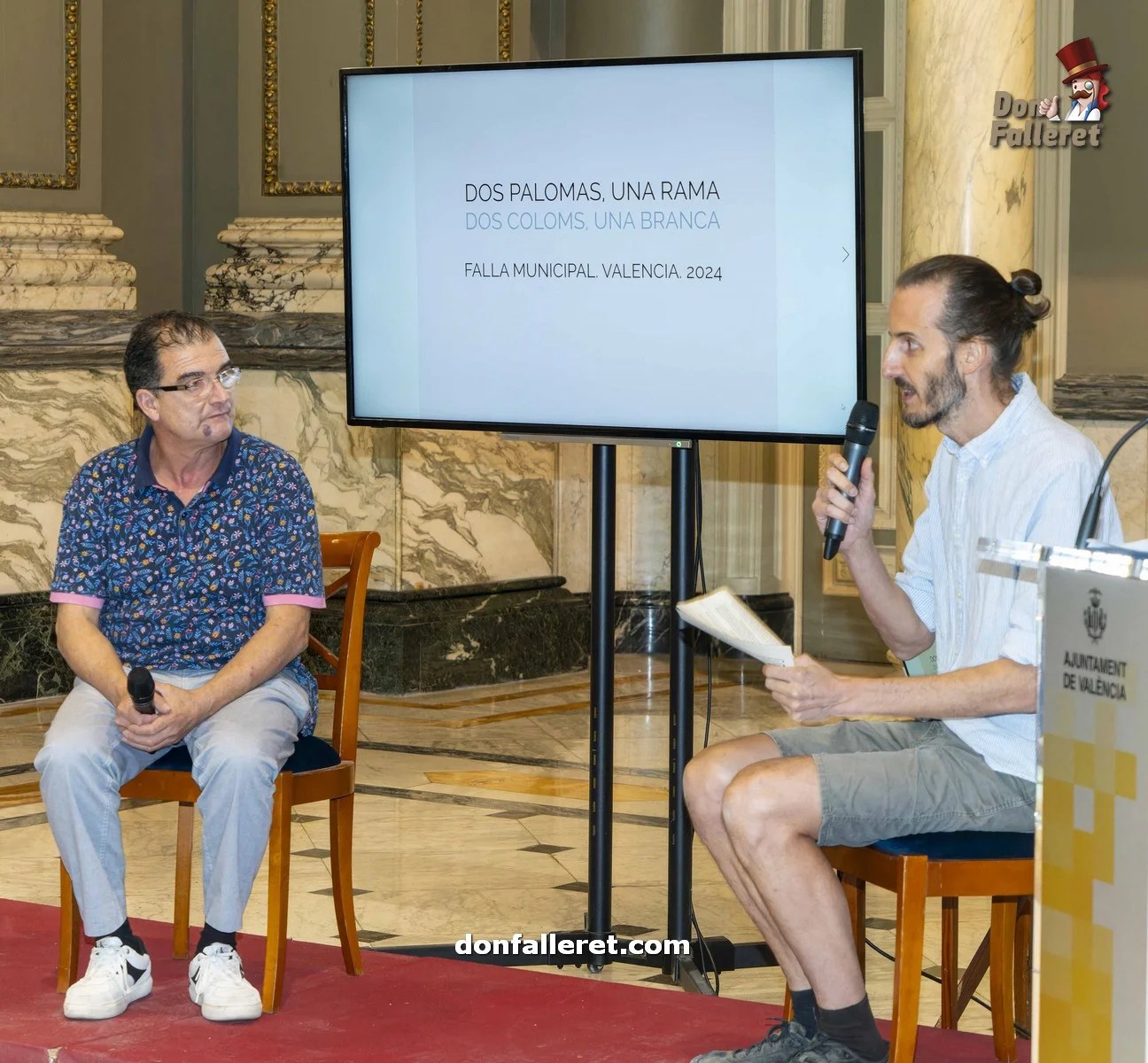 La Paz y la Ecología marcan las Fallas Municipales de Valencia 2024 6 proclamacio 24 18