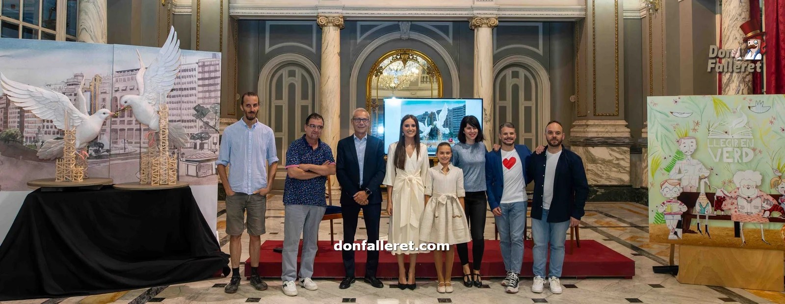 La Paz y la Ecología marcan las Fallas Municipales de Valencia 2024 10 proclamacio 24 35