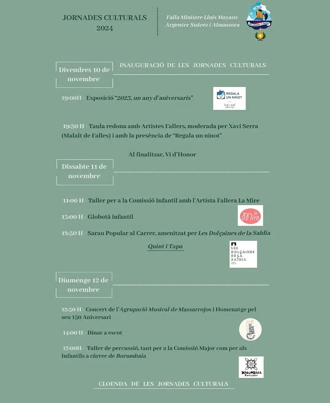 La Falla Ministro Mayans está celebrando sus Jornadas Culturales 18 398693989 324528450329285 5167157775473532702 n