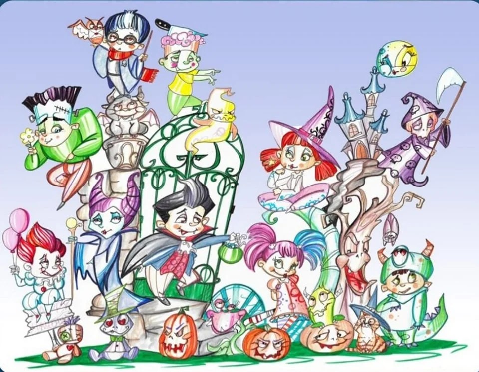 Blocs Platja presentó los bocetos de sus Fallas 2024 2 Boceto Falla Infantil 2024 Falla Blocs Platja