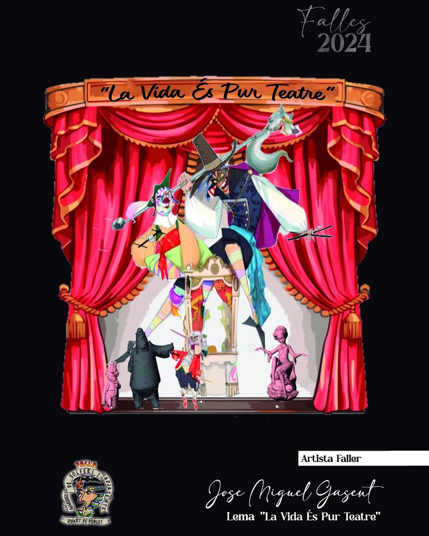 Conoce los bocetos de las Fallas 2024 de la comisión Marqués de Solferí 1 Boceto Falla Mayor 2024 Falla Marques de Solferit