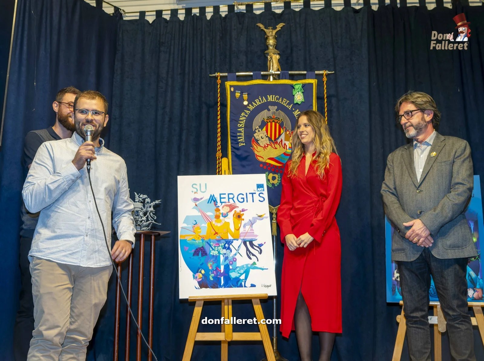 Santa María Micaela devela los bocetos de sus Fallas 2024 3 SacabutxArt explican el proyecto de la Falla Grande