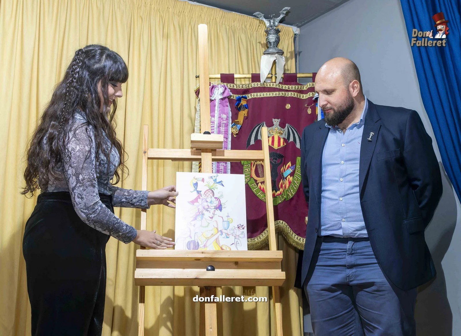 La Falla de la Plaza del Negrito desvela las Fallas de su 175 aniversario 1 BocetosNegrito 9