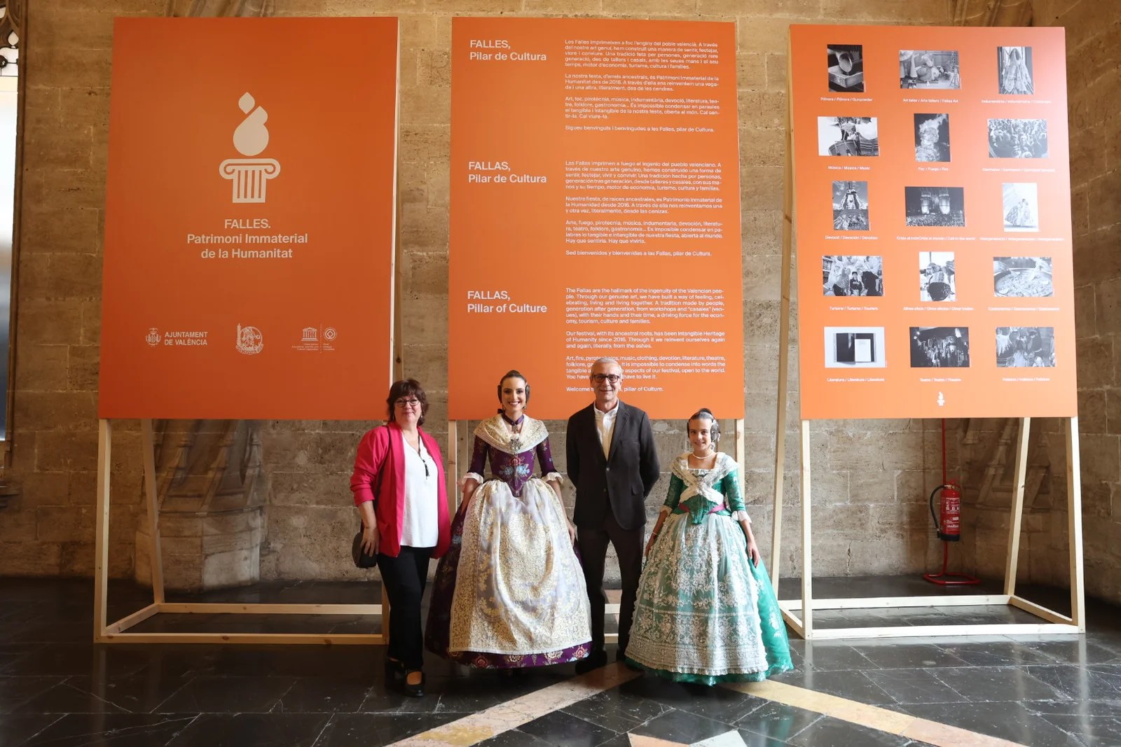 Así ha sido la inauguración de la Exposición «Fallas, Pilar de Cultura» FOTONOTICIA 24 Inaguracion Exposicion Fallas Unesco 2023 25
