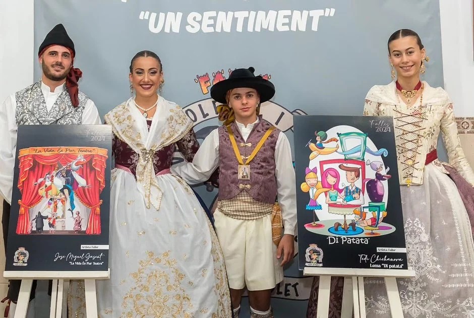 Conoce los bocetos de las Fallas 2024 de la comisión Marqués de Solferí 5 Presentacion bocetos Fallas 2024 Falla Marques de Solferit 1