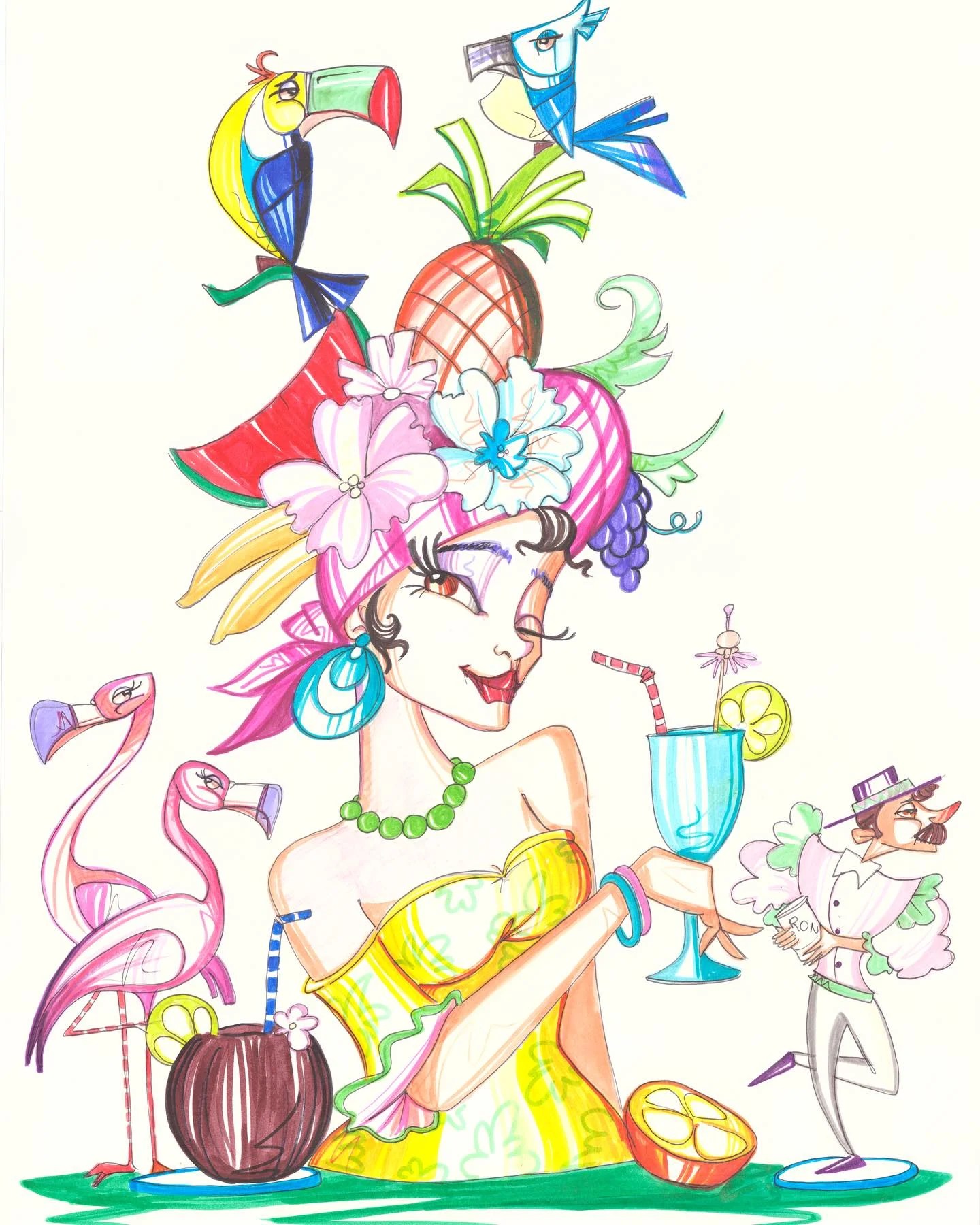 La Falla de la Plaza del Negrito desvela las Fallas de su 175 aniversario 8 boceto falla adulta 2024 falla plaza del negrito