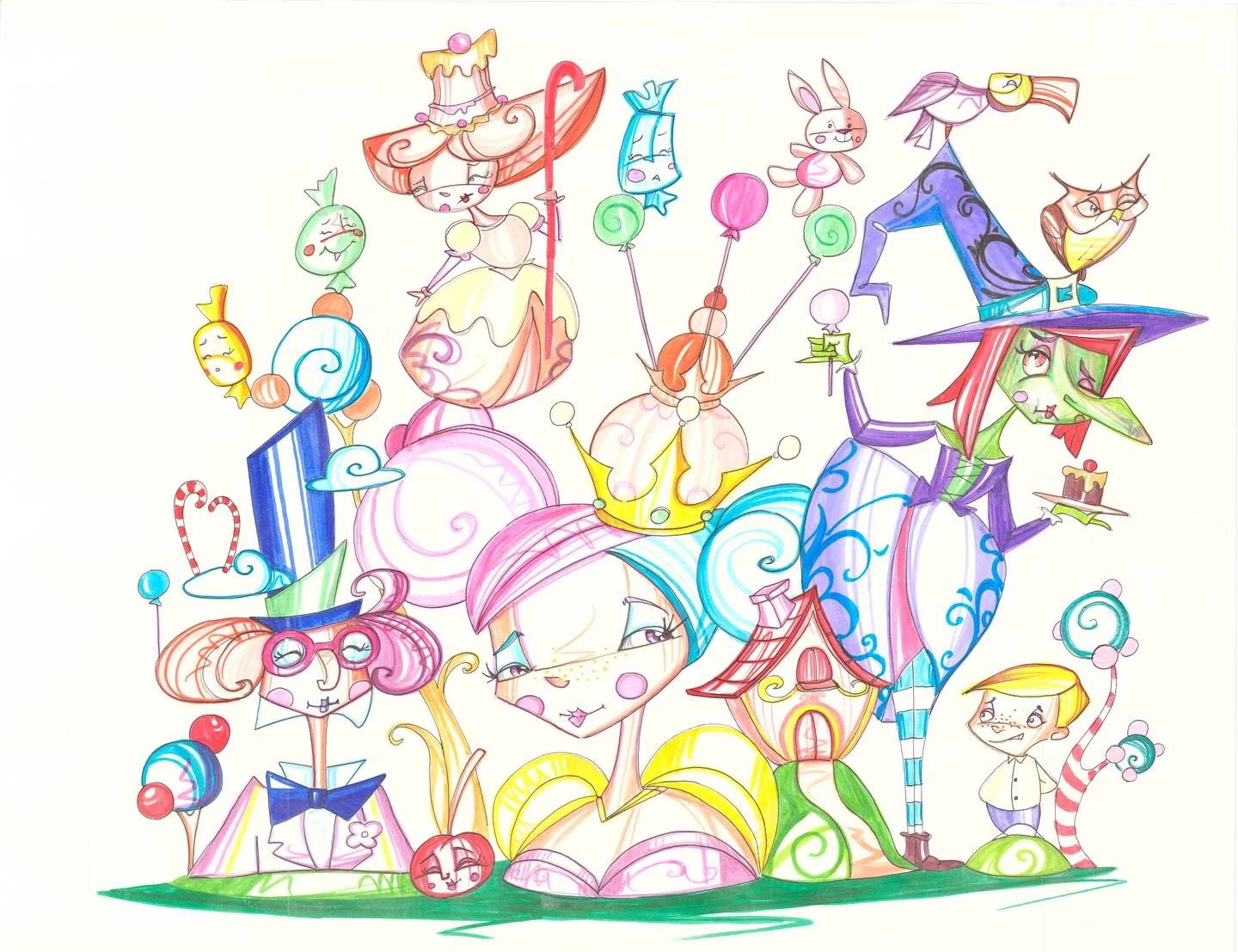 La Falla de la Plaza del Negrito desvela las Fallas de su 175 aniversario 7 boceto falla infantil 2024 falla plaza del negrito