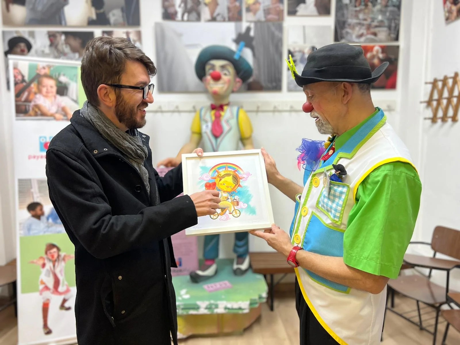 Convento Jerusalén y José Gallego lanzan una campaña solidaria en favor de Payasospital 1 explicando lamina