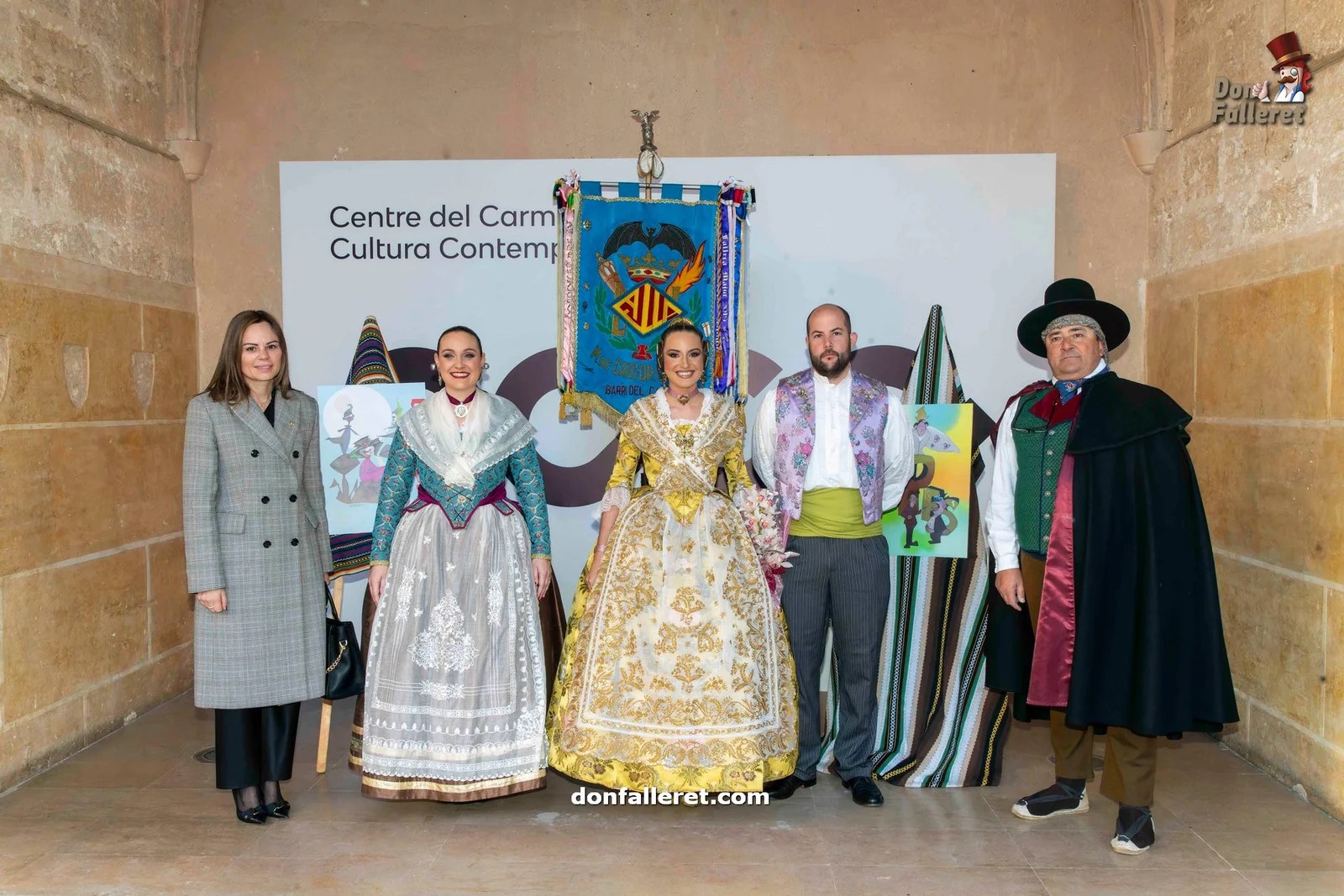 Vanguardia con ingenio y gracia en las Fallas 2024 del Barrio del Carmen 7 Acto Presentacion Bocetos Fallas Barrio del Camen 50