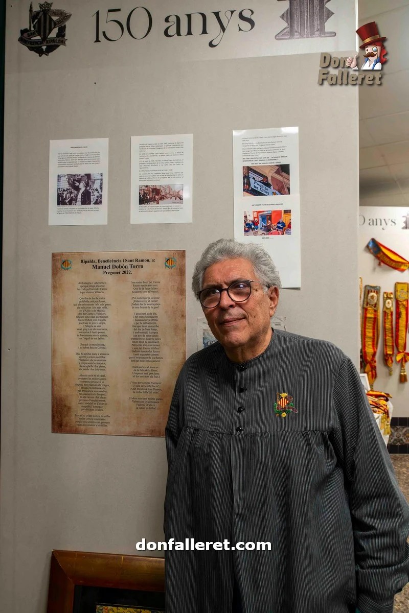 Siglo y medio de historia de la Falla Ripalda-Beneficencia-San Ramón 13 El Sr. Pregonero de Ribesan