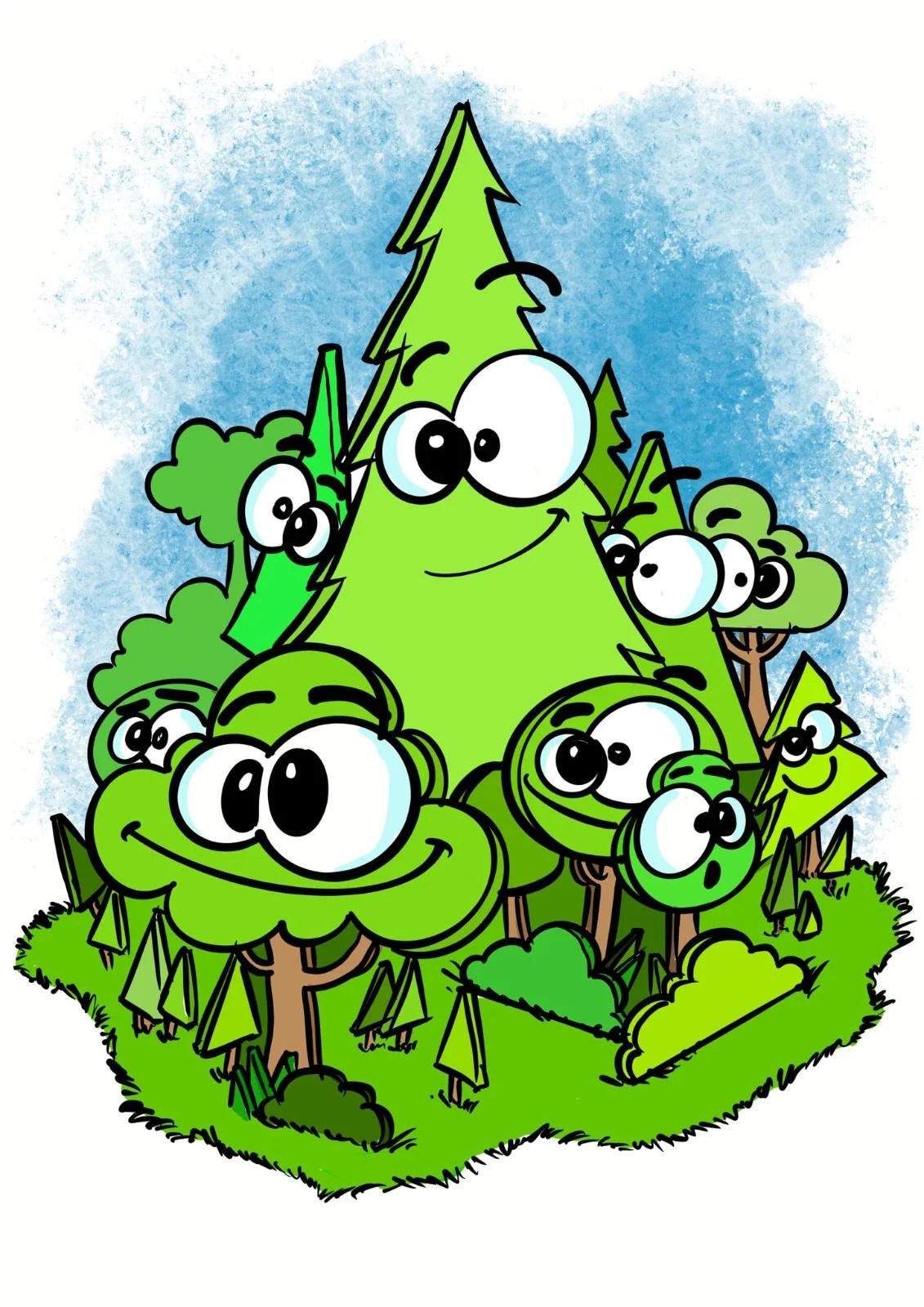 La replantà es una falla infantil, un bosque animado, que rinde homenaje a la Capitalidad Verde Europea de Valencia este 2024