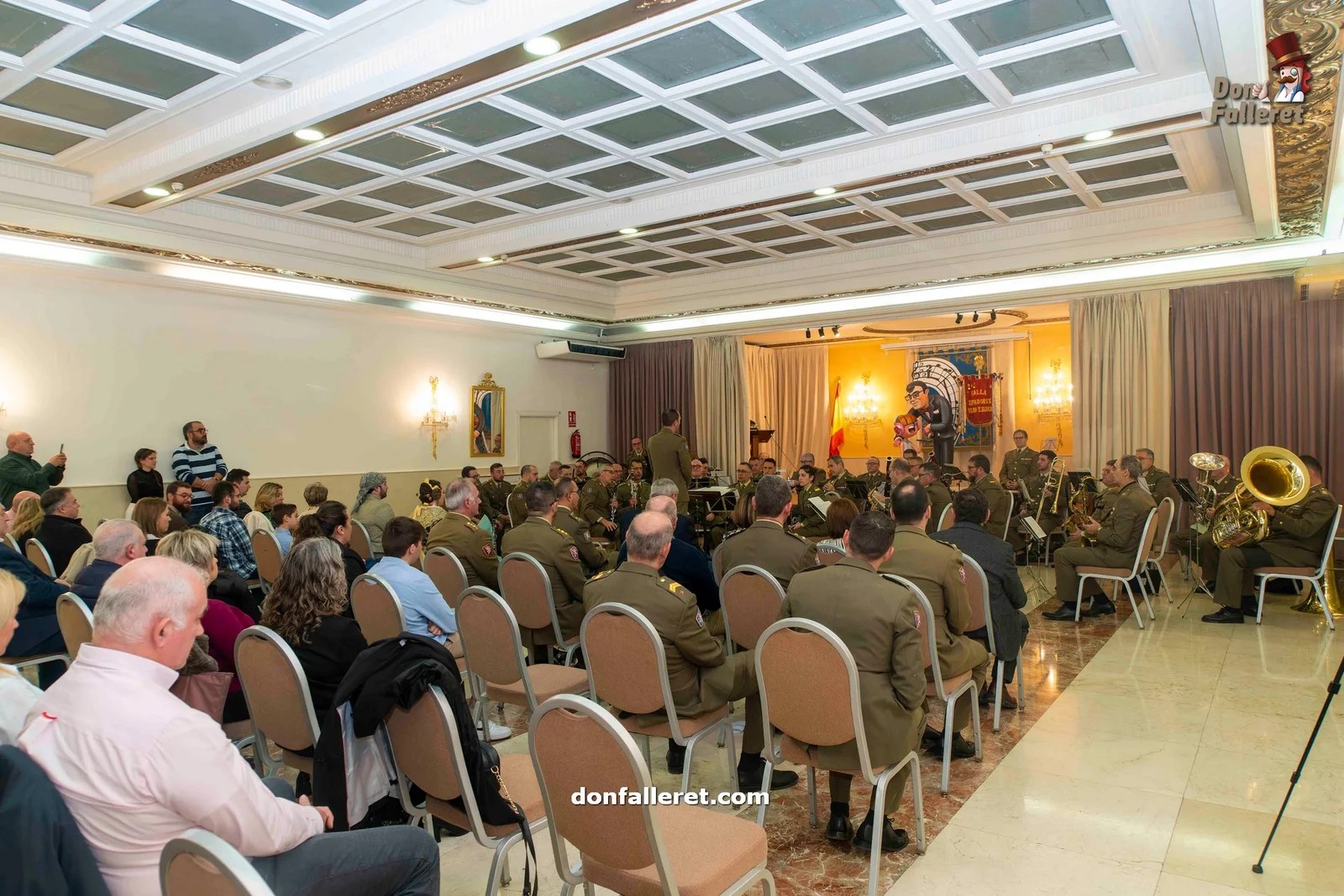 La Falla Zapadores presenta el Ninot Homenaje al compositor de su himno 9 Ninot Zapadores21