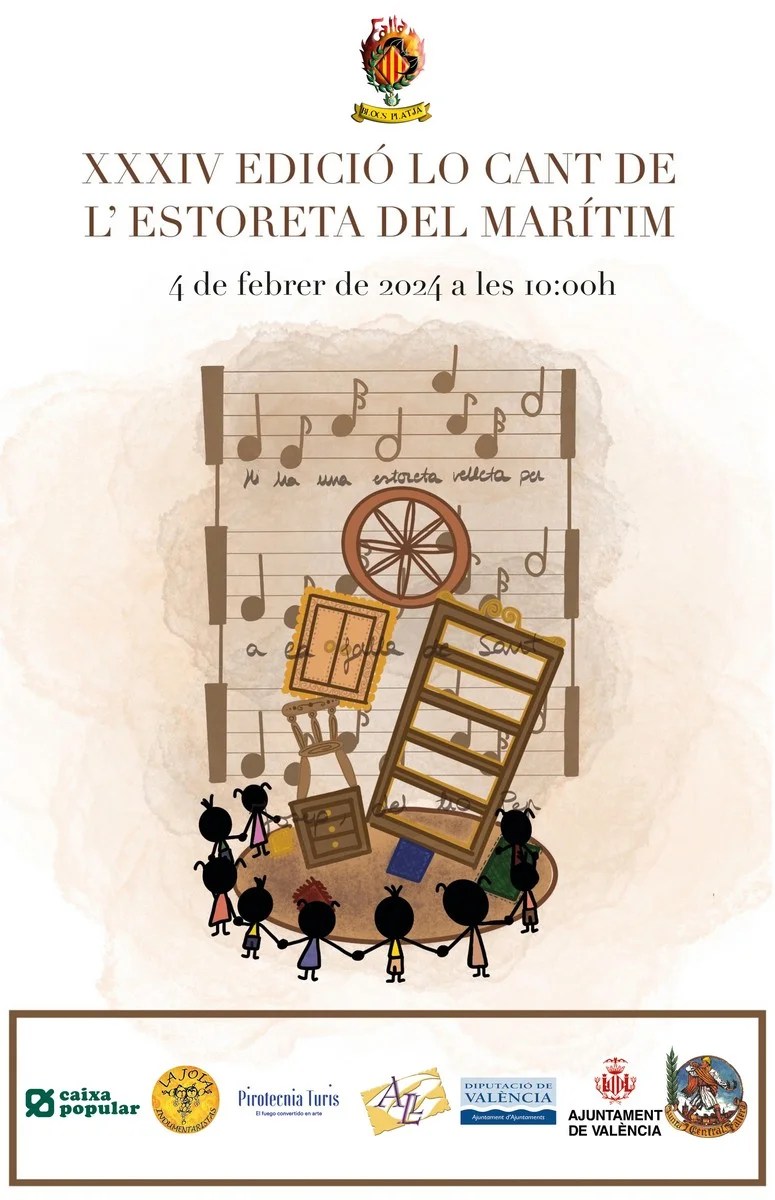 Este domingo se celebra una nueva edición de Lo Cant de l’Estoreta del Marítim 1 Cartel 2024 1