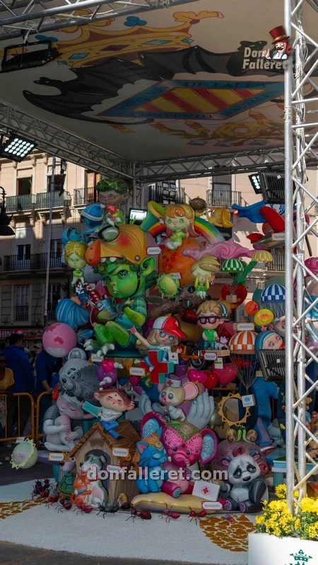 Convento Jerusalén-Matemático Marzal Gana el Primer Premio de la Sección Especial Infantil en las Fallas de Valencia 2024 8 Falla Convento 13