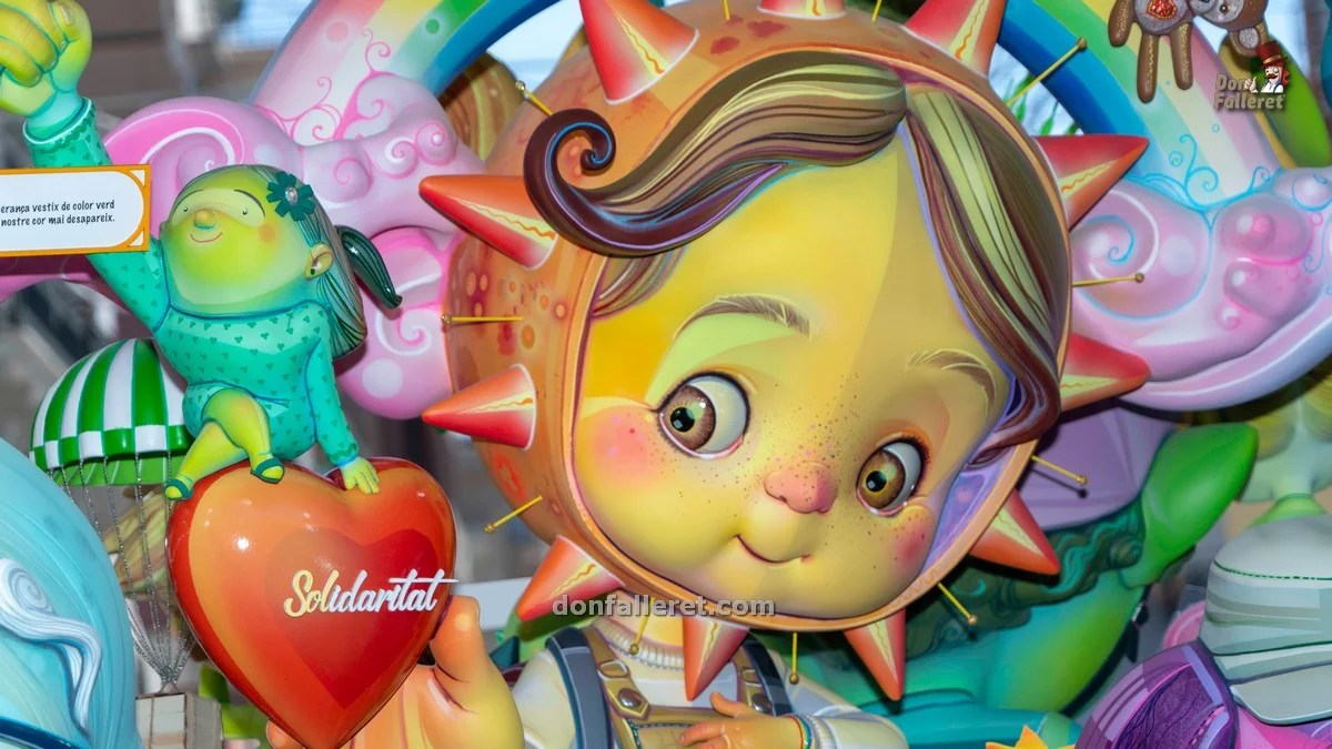 Convento Jerusalén-Matemático Marzal Gana el Primer Premio de la Sección Especial Infantil en las Fallas de Valencia 2024 19 Falla Convento 2