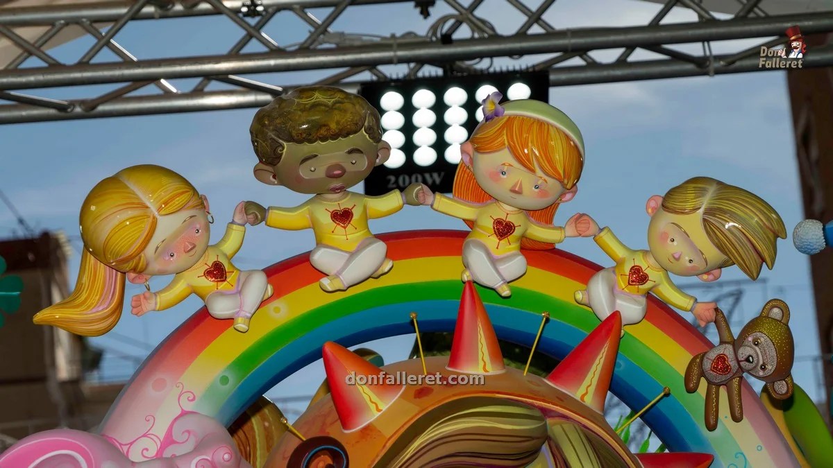 Convento Jerusalén-Matemático Marzal Gana el Primer Premio de la Sección Especial Infantil en las Fallas de Valencia 2024 16 Falla Convento 5