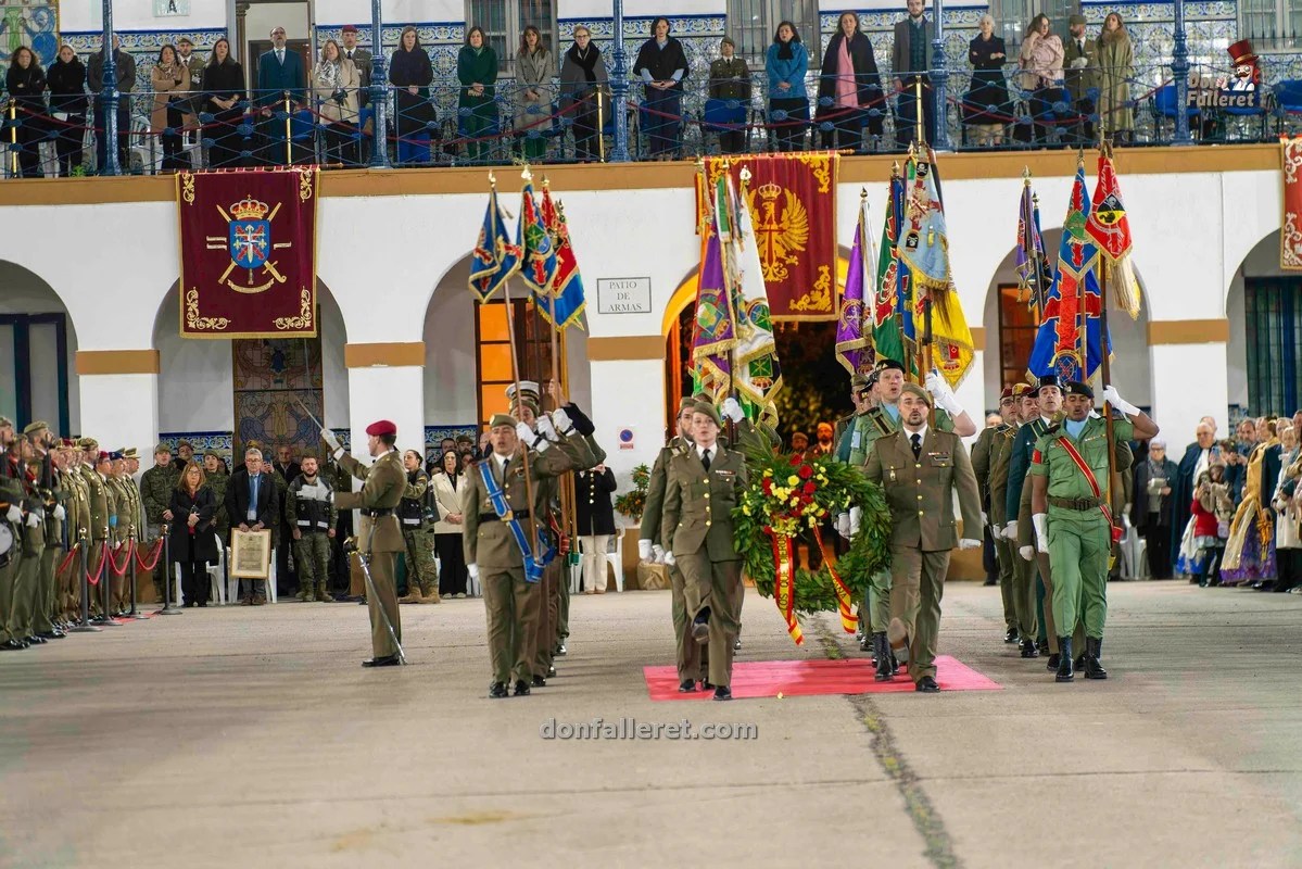 Las Fallas se vuelcan un año más en el Homenaje de las Fuerzas Armadas y Guardia Civil 11 Homenaje FFAA 30