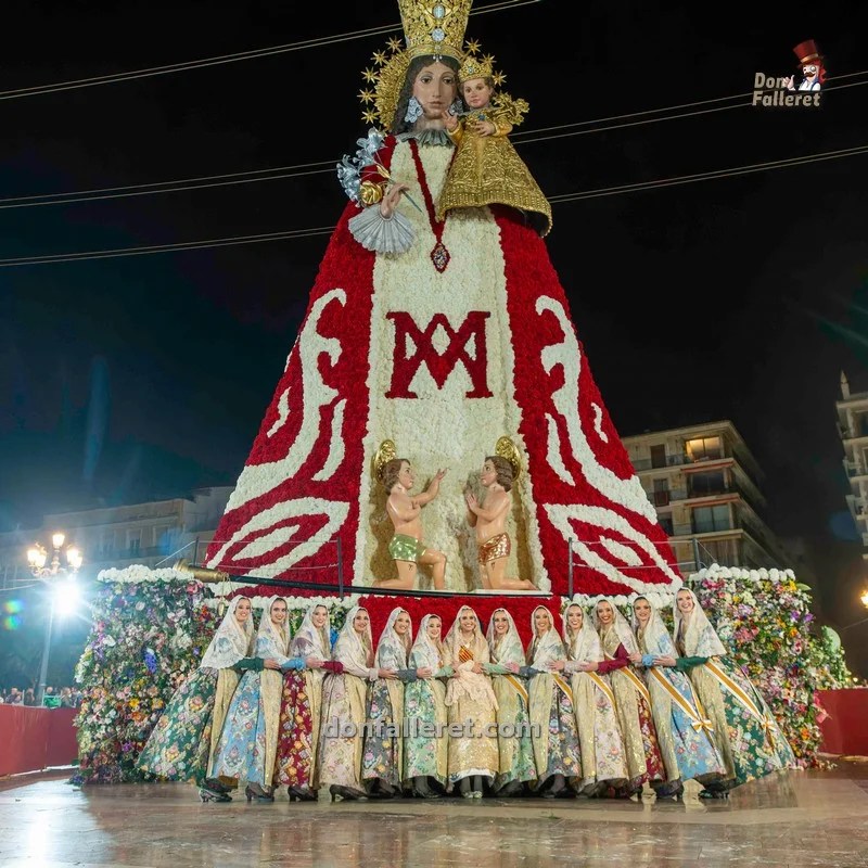 Así fue la Ofrenda de la Fallera Mayor de Valencia 2024 5 Ofrenda Fallera Mayor de Valencia 2024 Don Falleret Fallas de Valencia 63