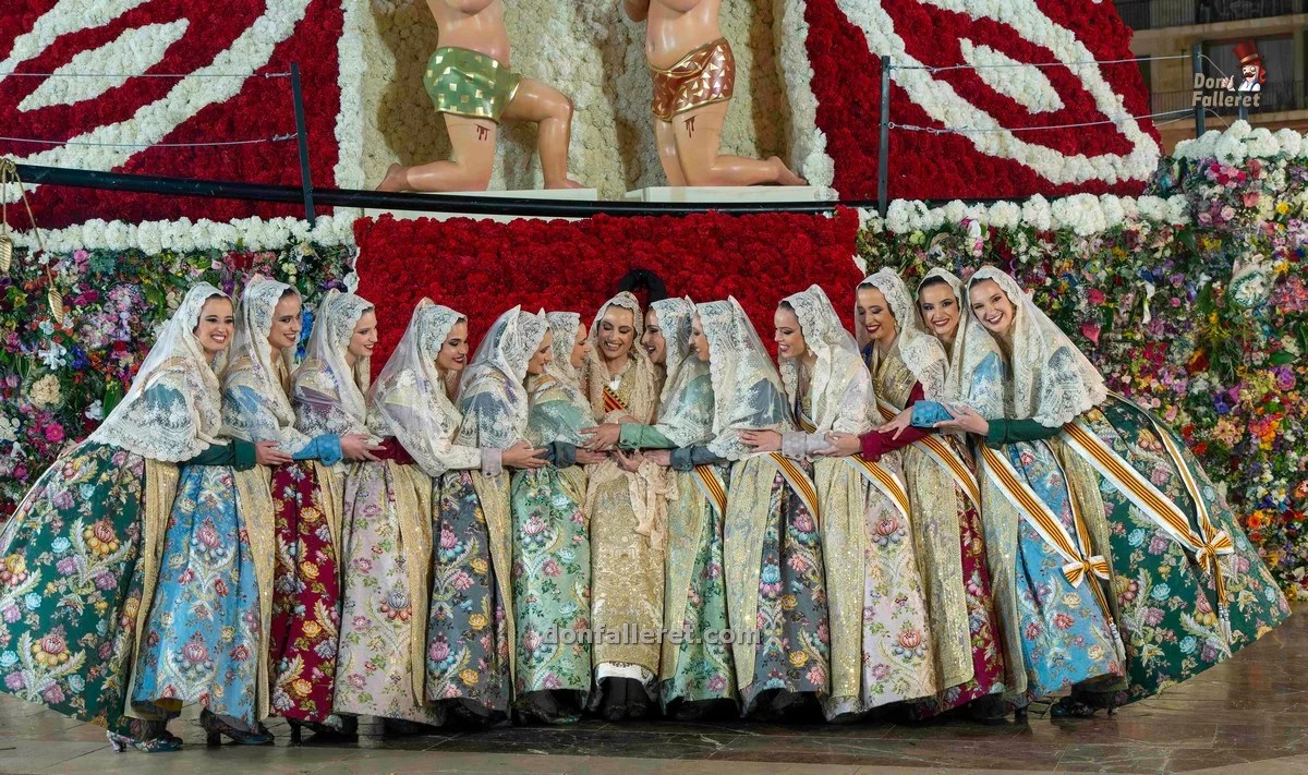 Ofrenda Fallera Mayor de Valencia 2024 Don Falleret Fallas de Valencia_65