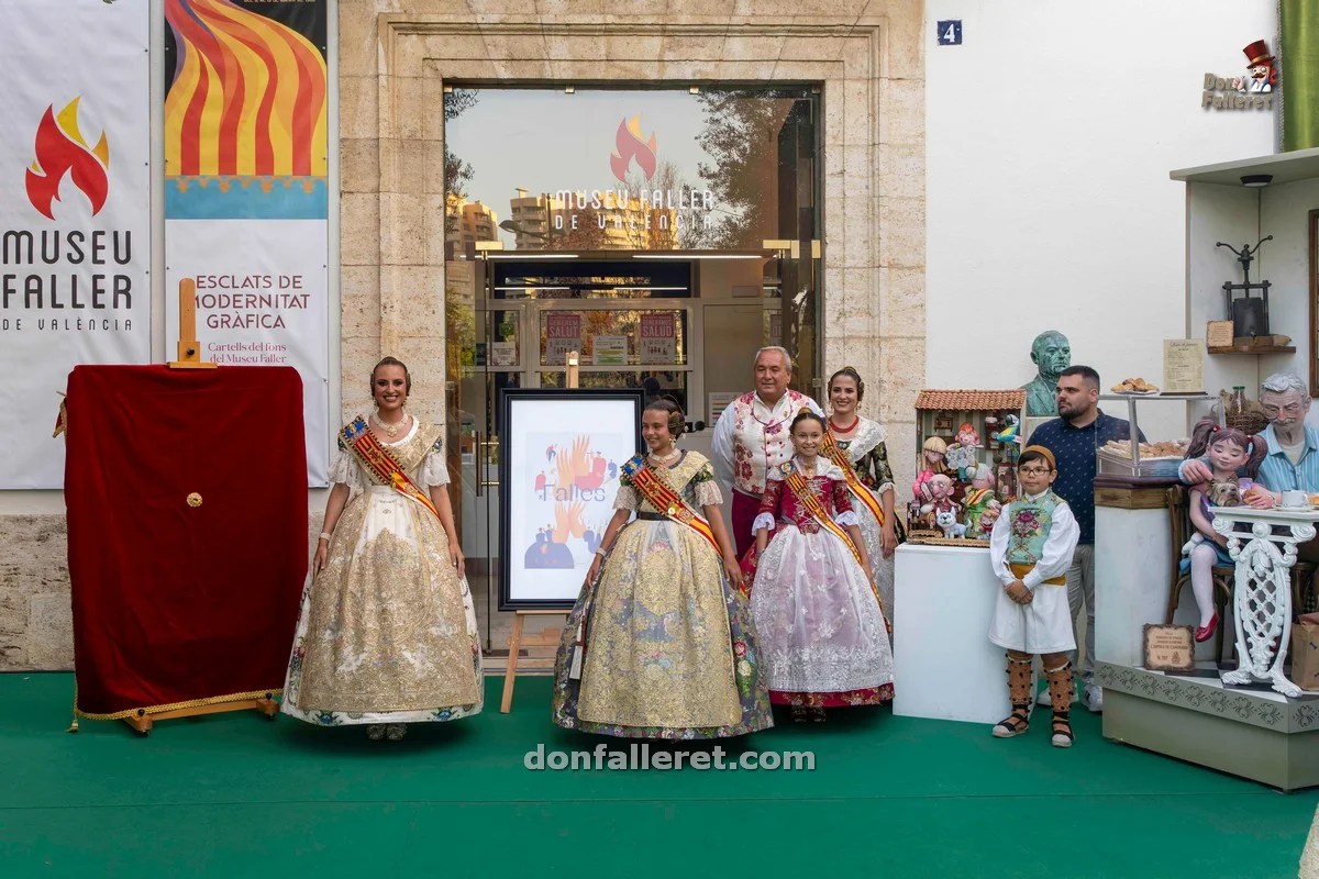 Entrega de los Ninots Indultats, cartel oficial y cuadro de la Fallera Mayor de Valencia 2024 8 Entrega Ninots Indultats 2024 y Cuadro Fallera Mayor de Valencia 4
